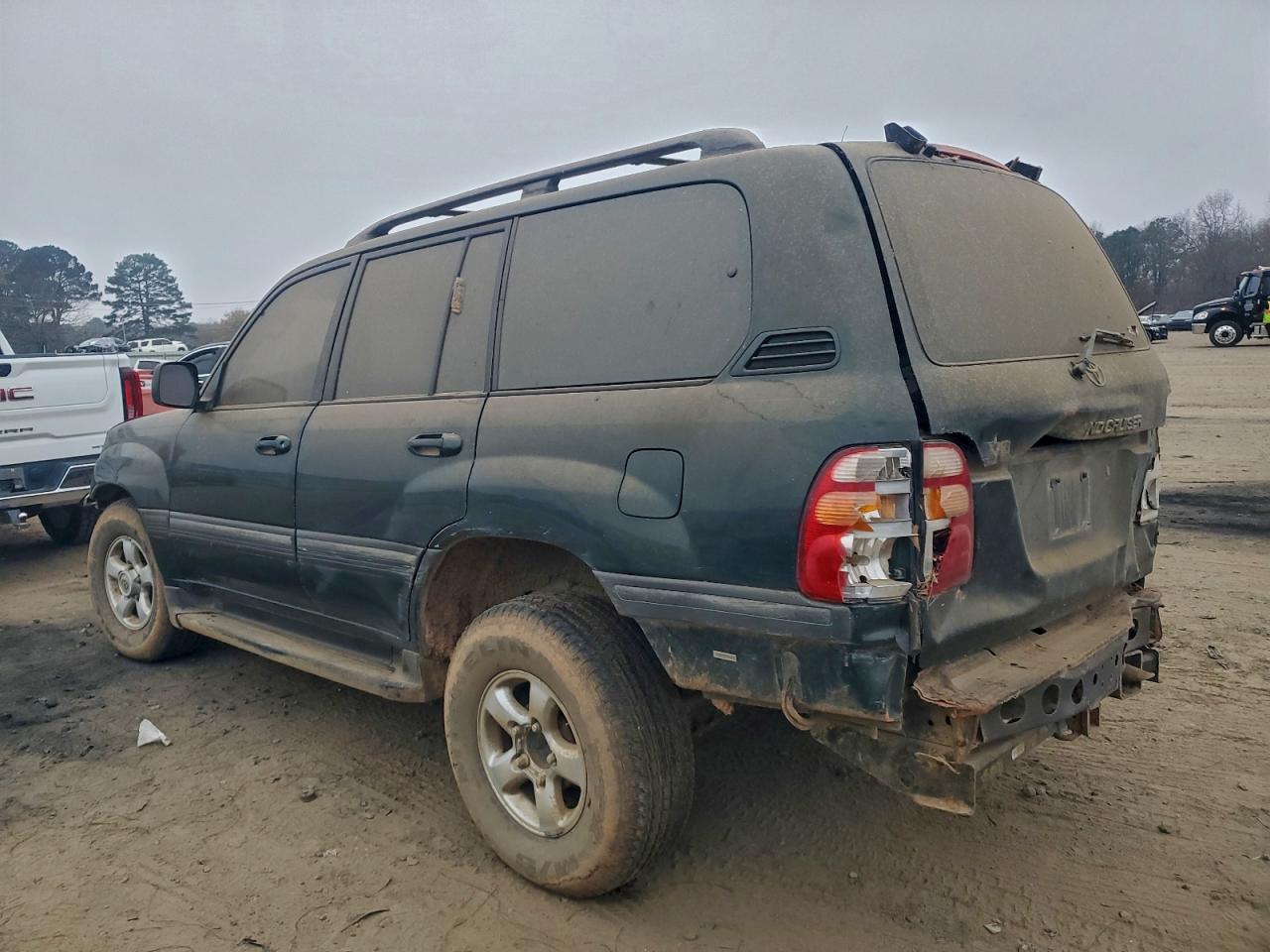 1999 Toyota Land Cruiser Green vin: JT3HT05J7X0041381