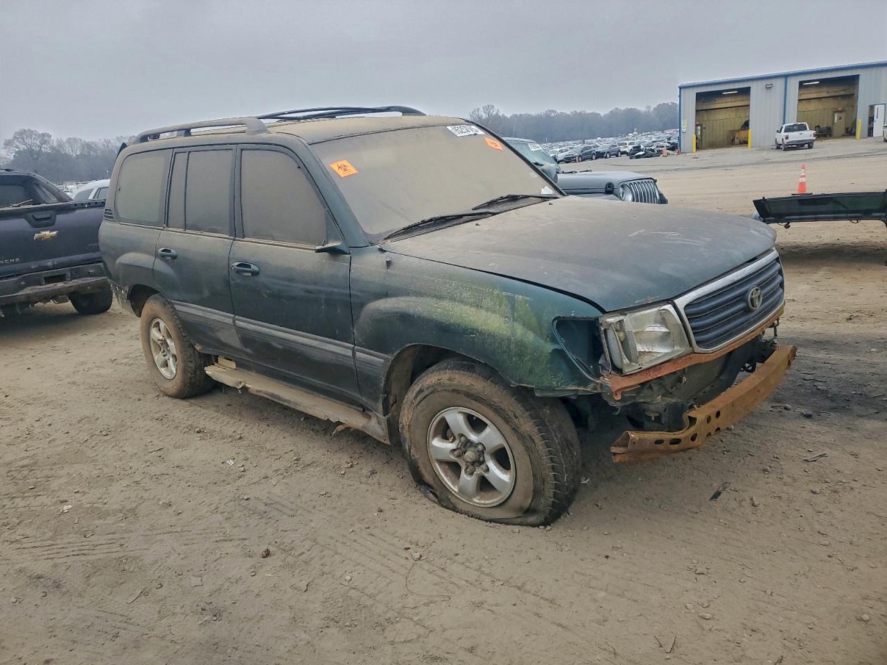1999 Toyota Land Cruiser Green vin: JT3HT05J7X0041381
