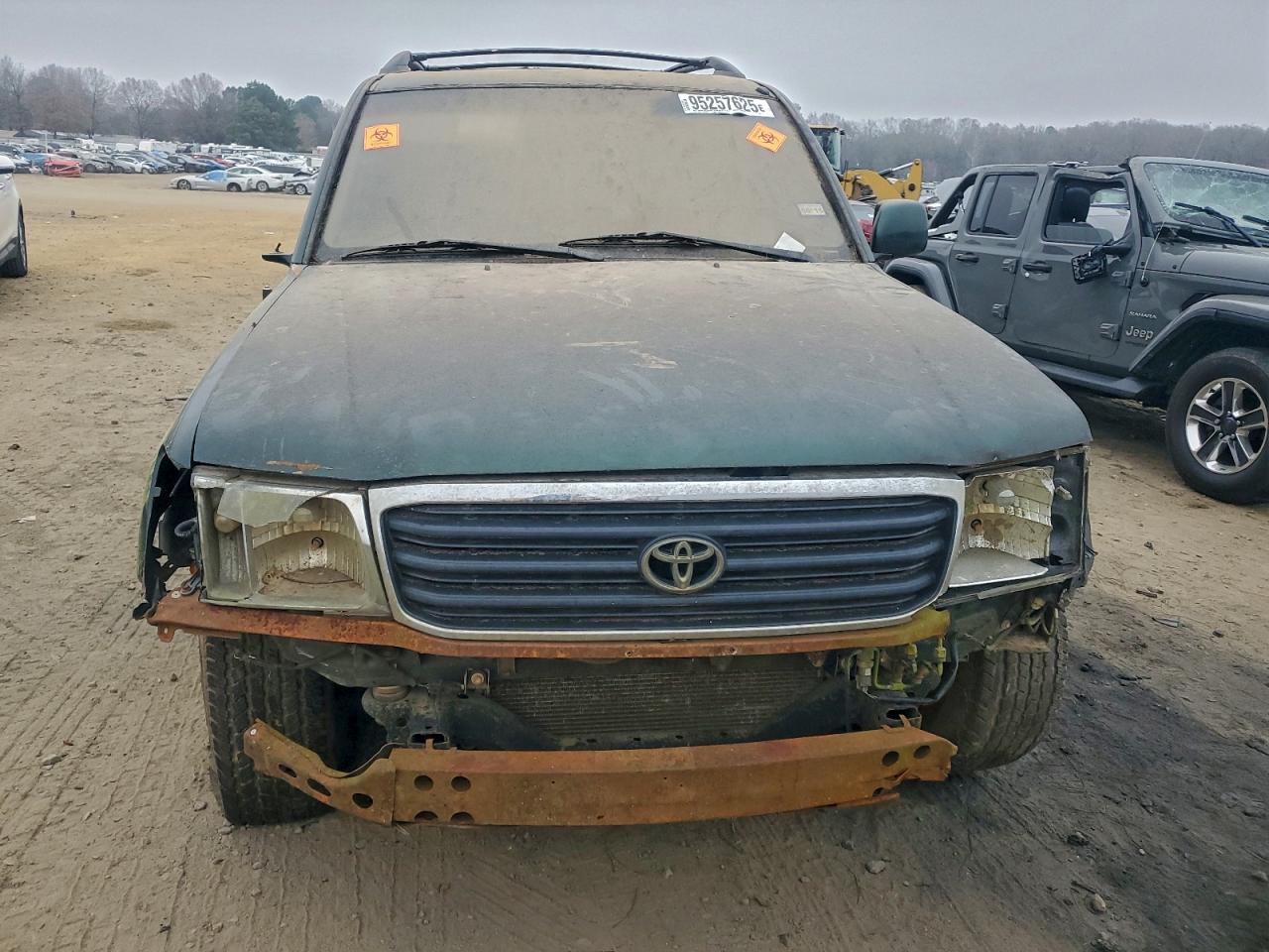 1999 Toyota Land Cruiser Green vin: JT3HT05J7X0041381