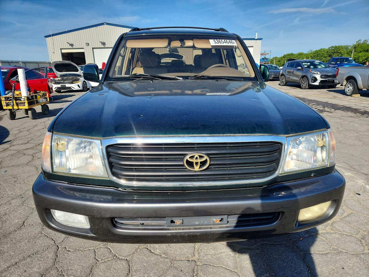 1999 Toyota Land Cruiser Base Green vin: JT3HT05J7X0059976