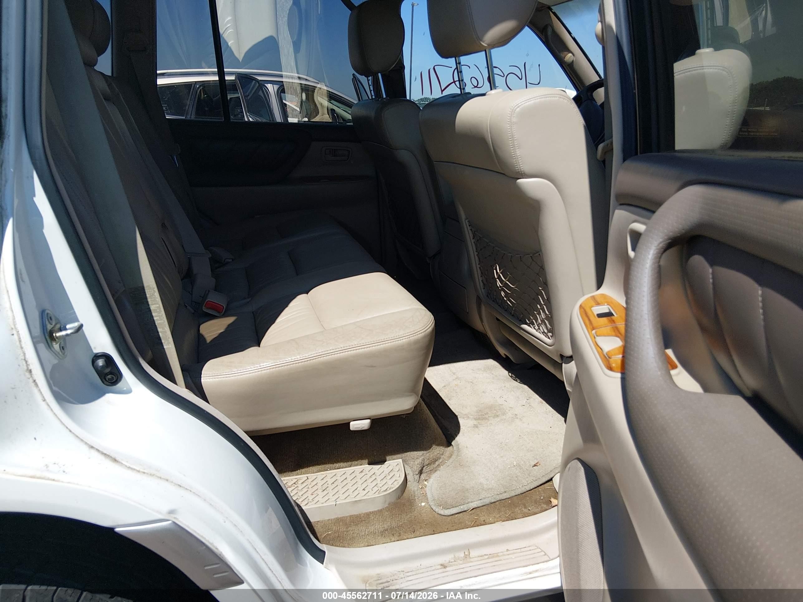 2000 Toyota Land Cruiser   Белый vin: JT3HT05J7Y0102276