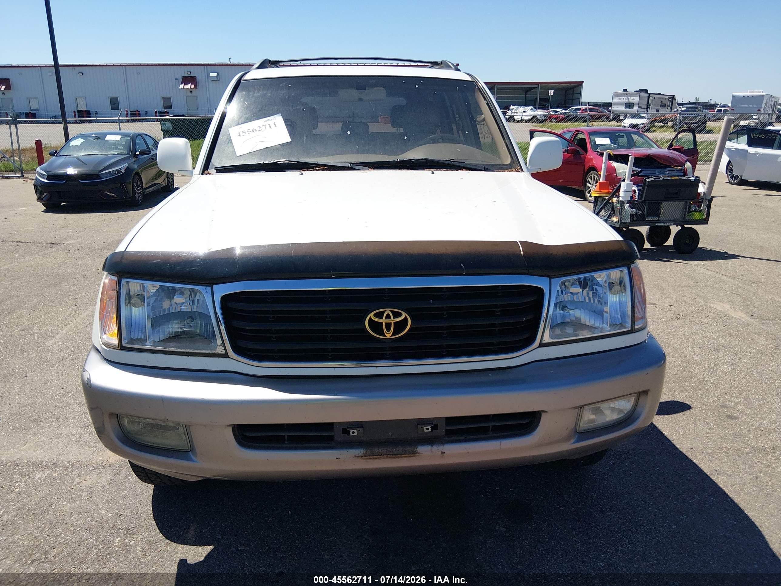 2000 Toyota Land Cruiser   Белый vin: JT3HT05J7Y0102276