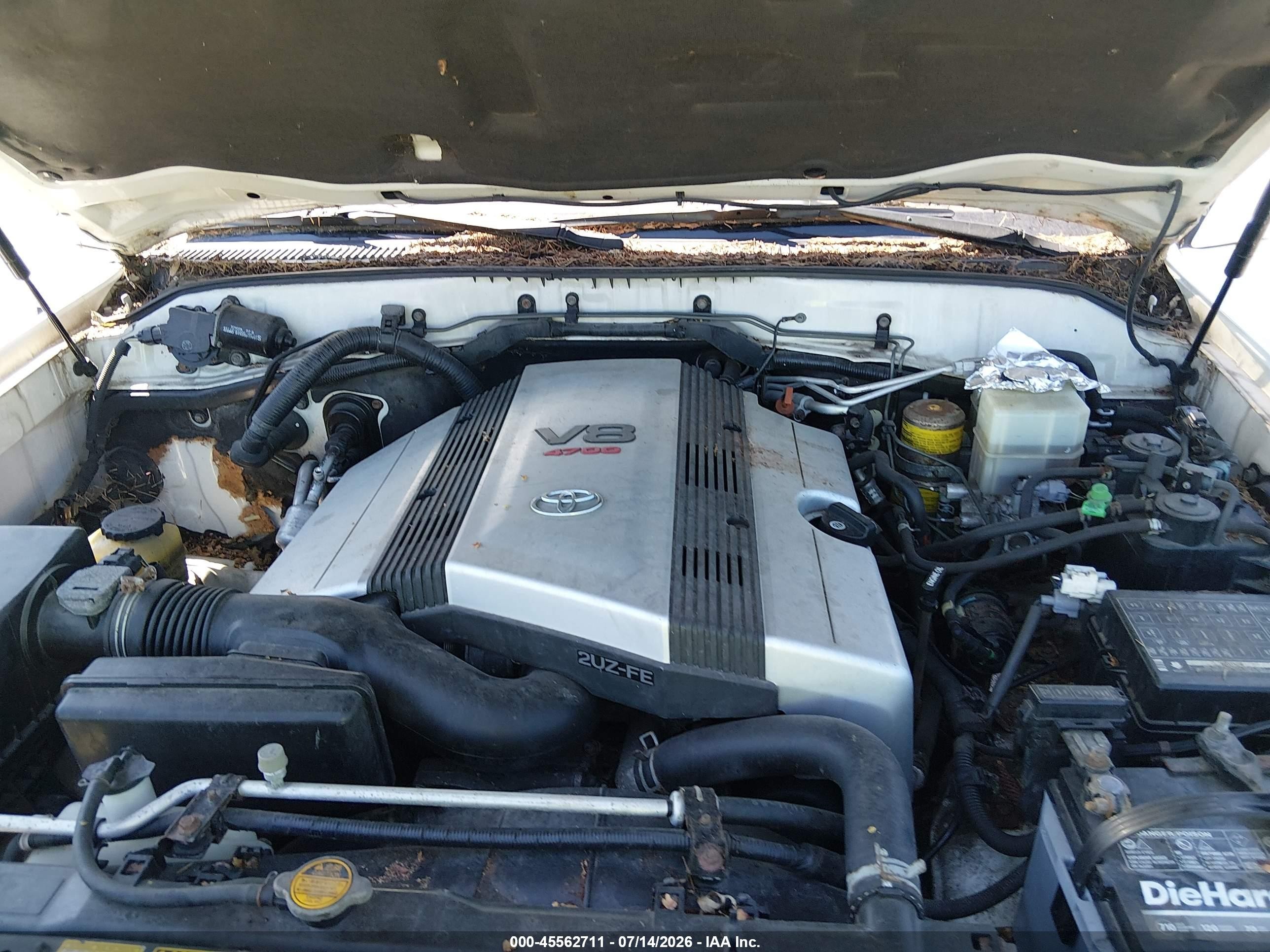 2000 Toyota Land Cruiser   Белый vin: JT3HT05J7Y0102276