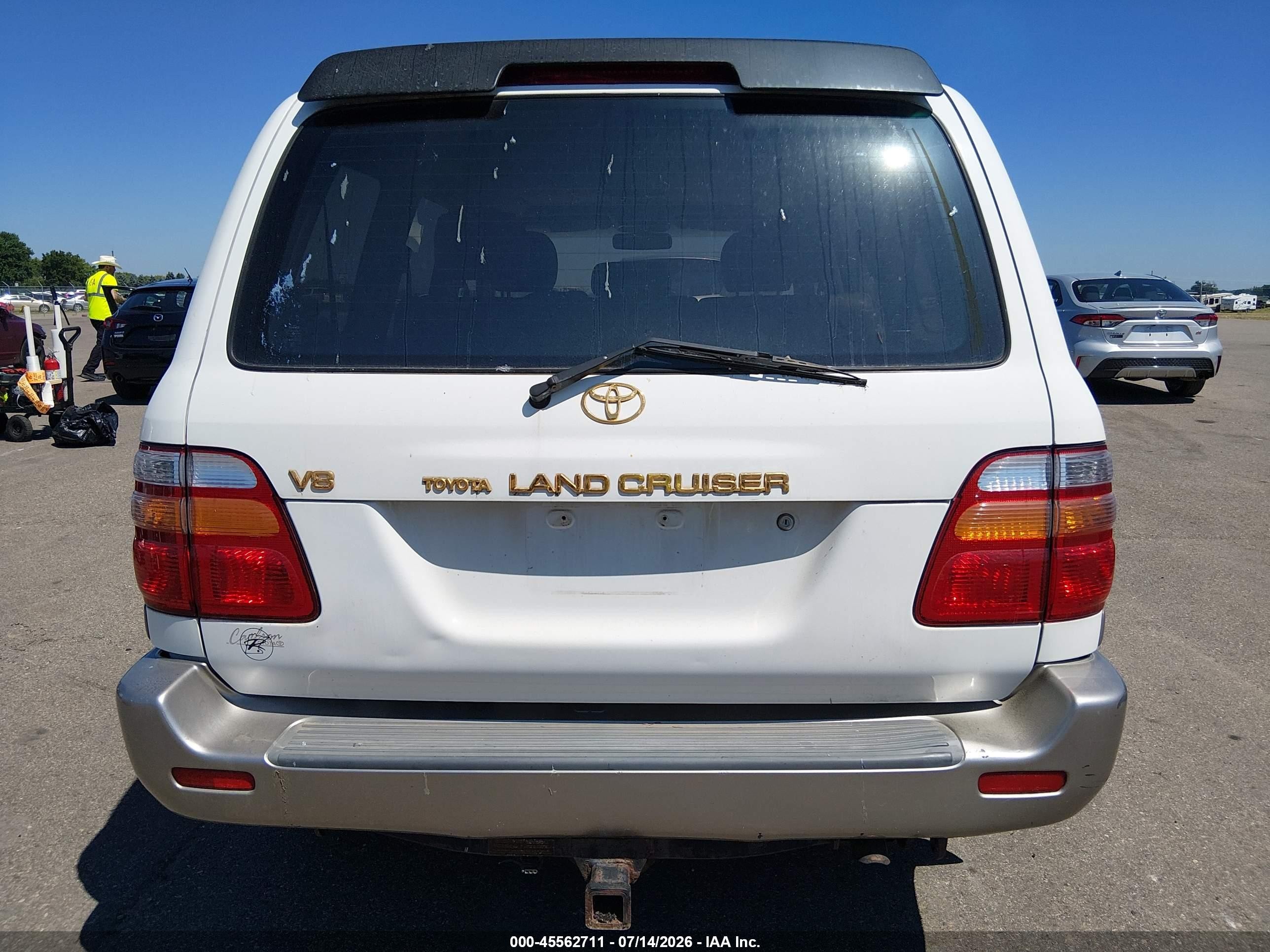 2000 Toyota Land Cruiser   Белый vin: JT3HT05J7Y0102276