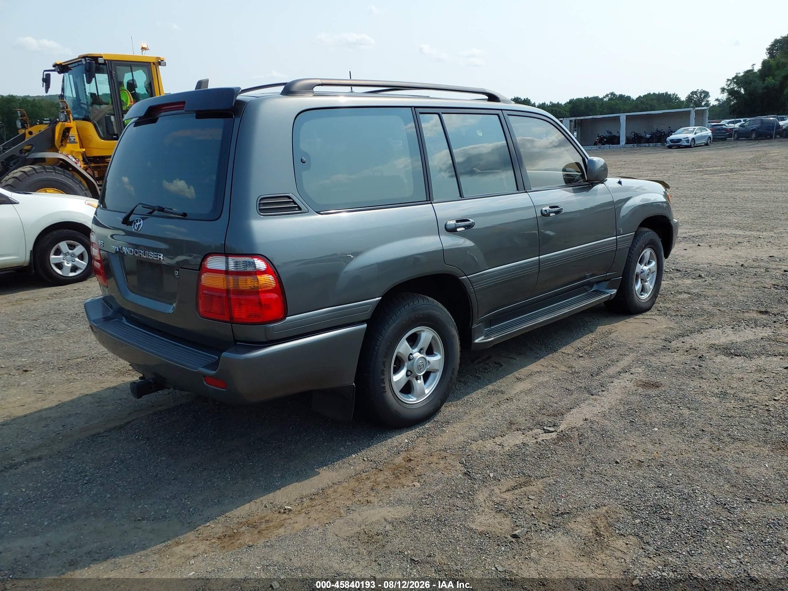 2000 Toyota Land Cruiser   Gray vin: JT3HT05J7Y0123385