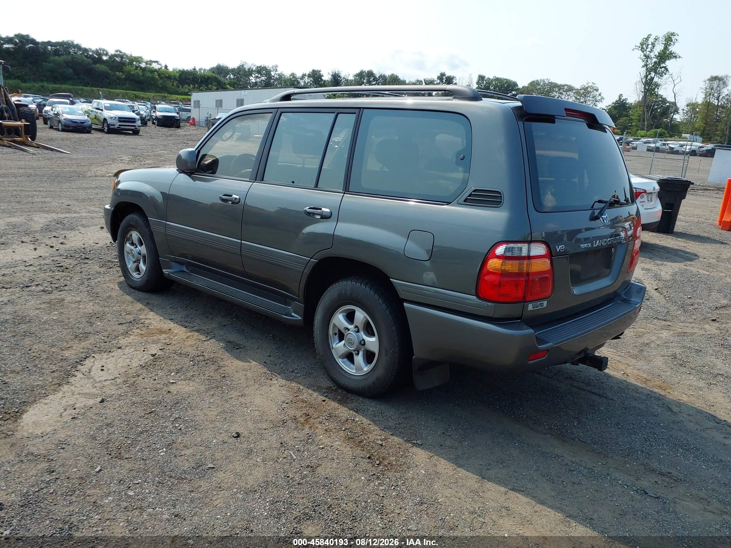 2000 Toyota Land Cruiser   Gray vin: JT3HT05J7Y0123385