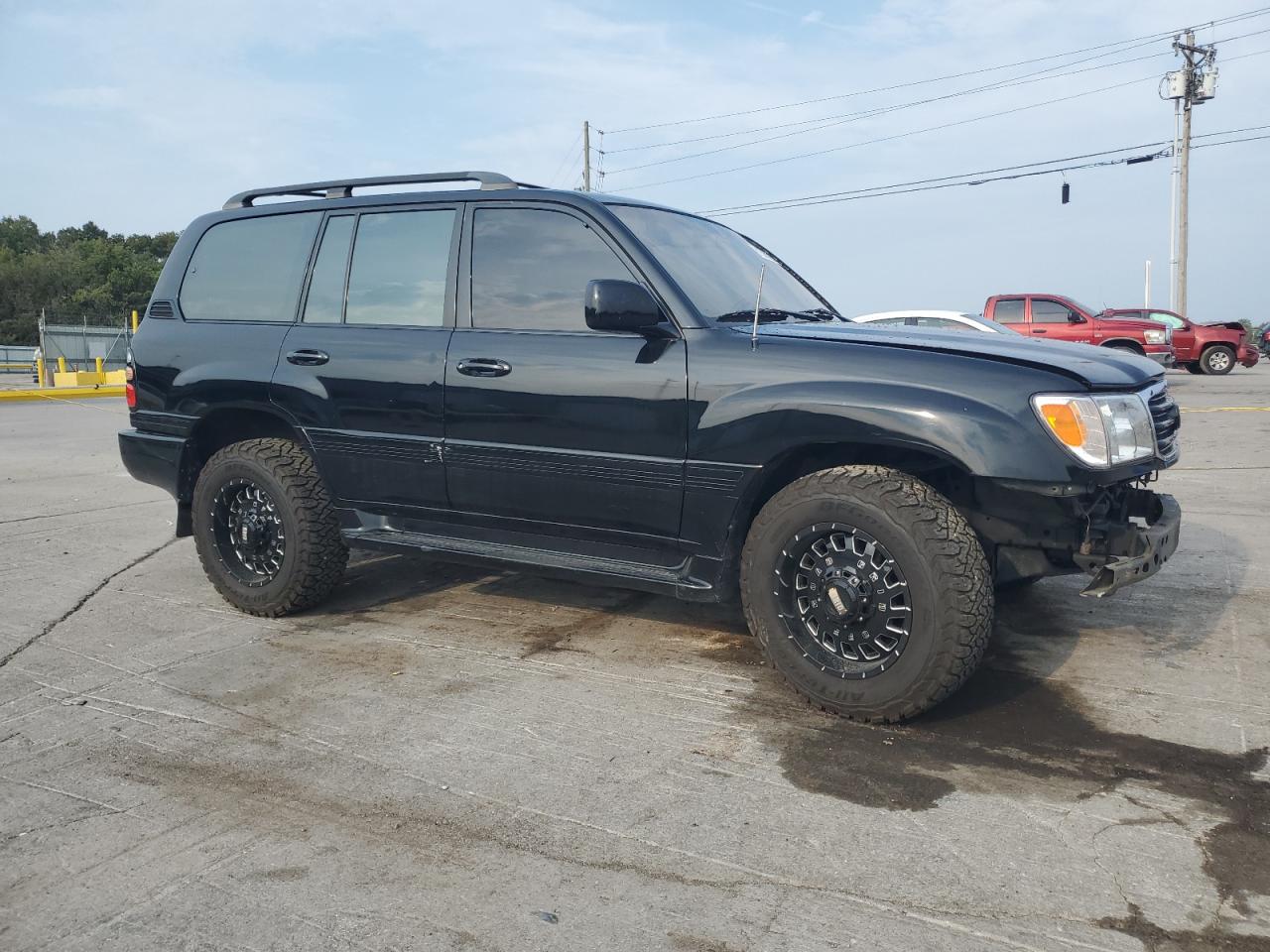 1998 Toyota Land Cruiser Black vin: JT3HT05J8W0015080