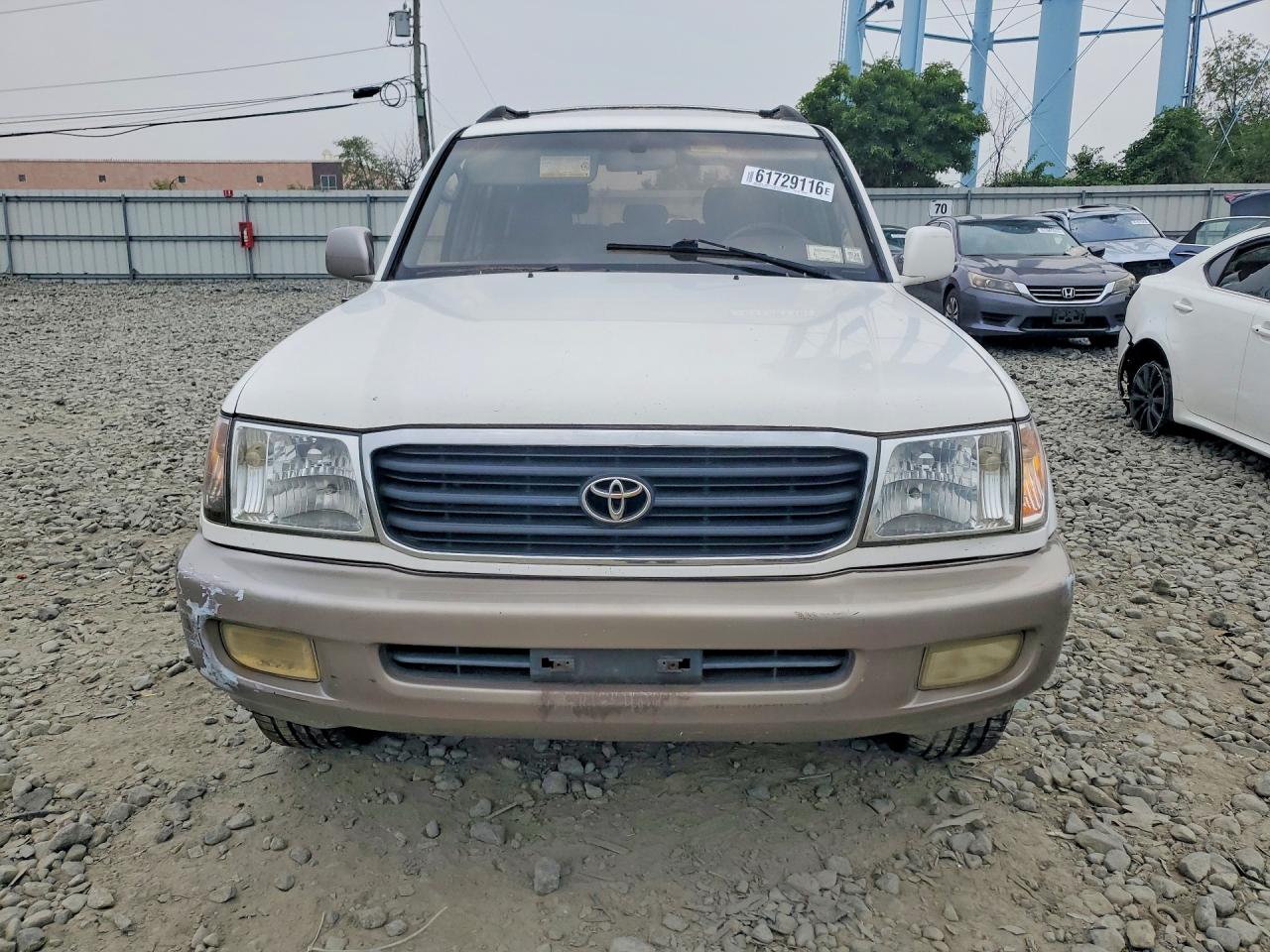 1999 Toyota Land Cruiser White vin: JT3HT05J8X0035654