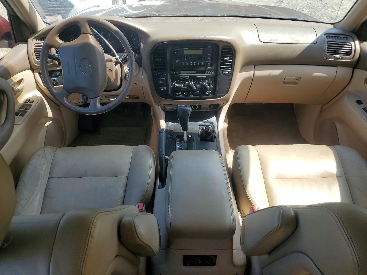 1998 Toyota Land Cruiser Base Burgundy vin: JT3HT05JXW0018112