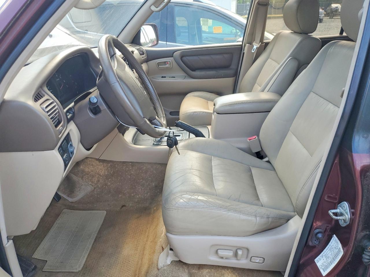 1998 Toyota Land Cruiser Base Burgundy vin: JT3HT05JXW0018112