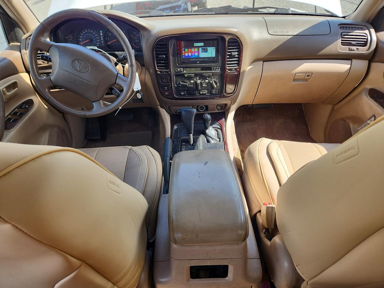 2000 Toyota Land Cruiser Base White vin: JT3HT05JXY0124644