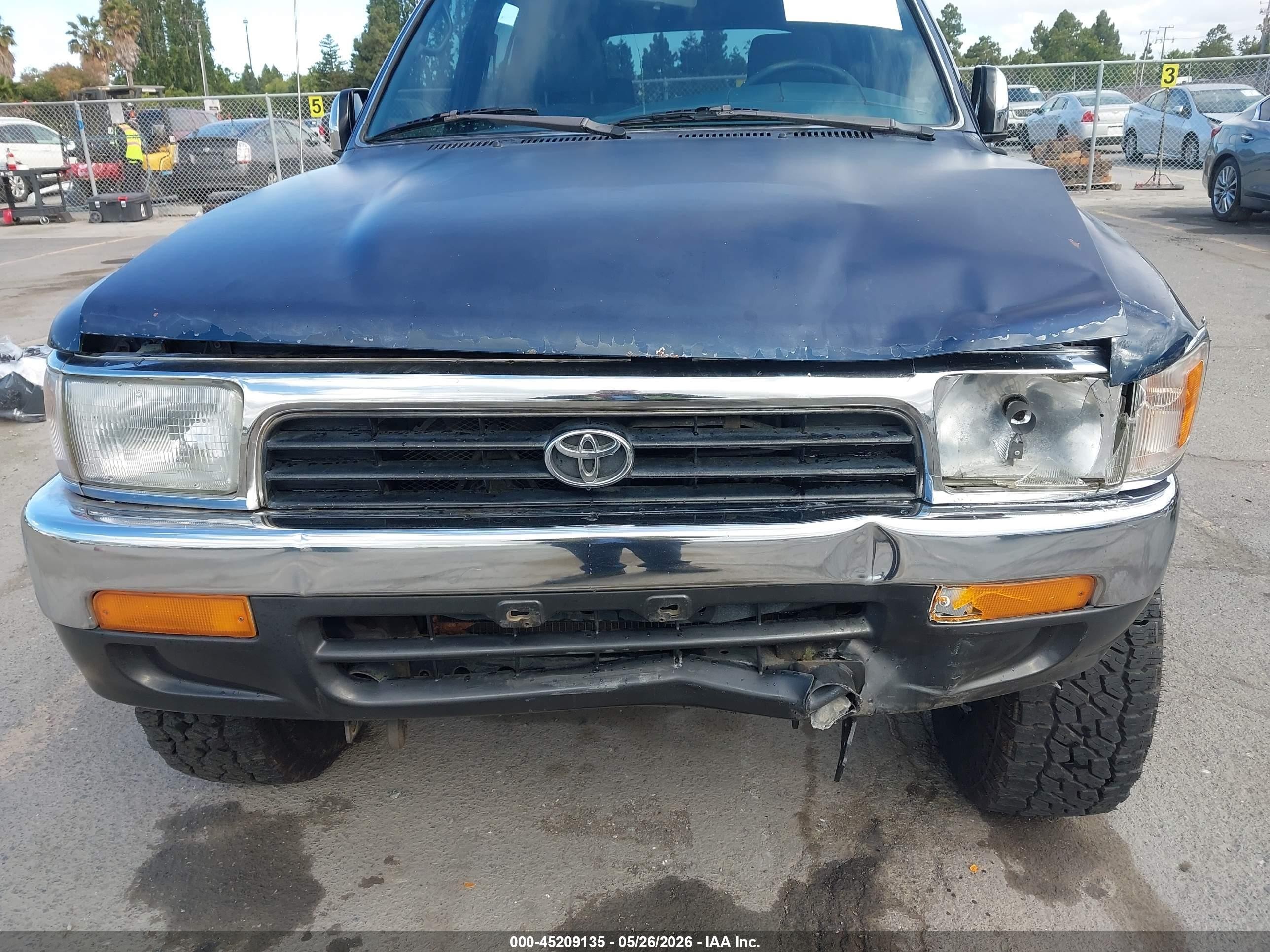 1992 Toyota 4runner Rn37 Синий vin: JT3RN37W1N0010102