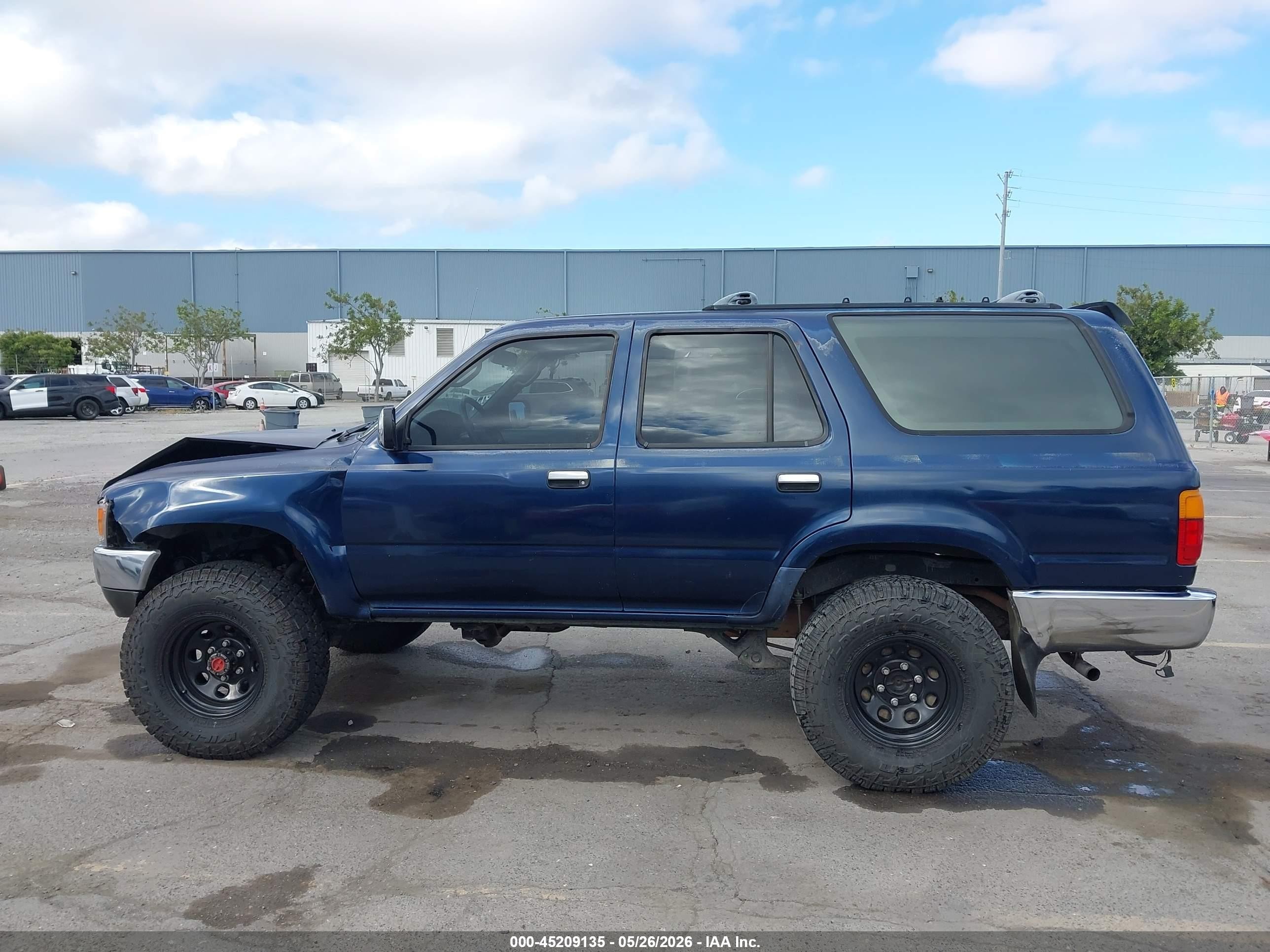 1992 Toyota 4runner Rn37 Синий vin: JT3RN37W1N0010102