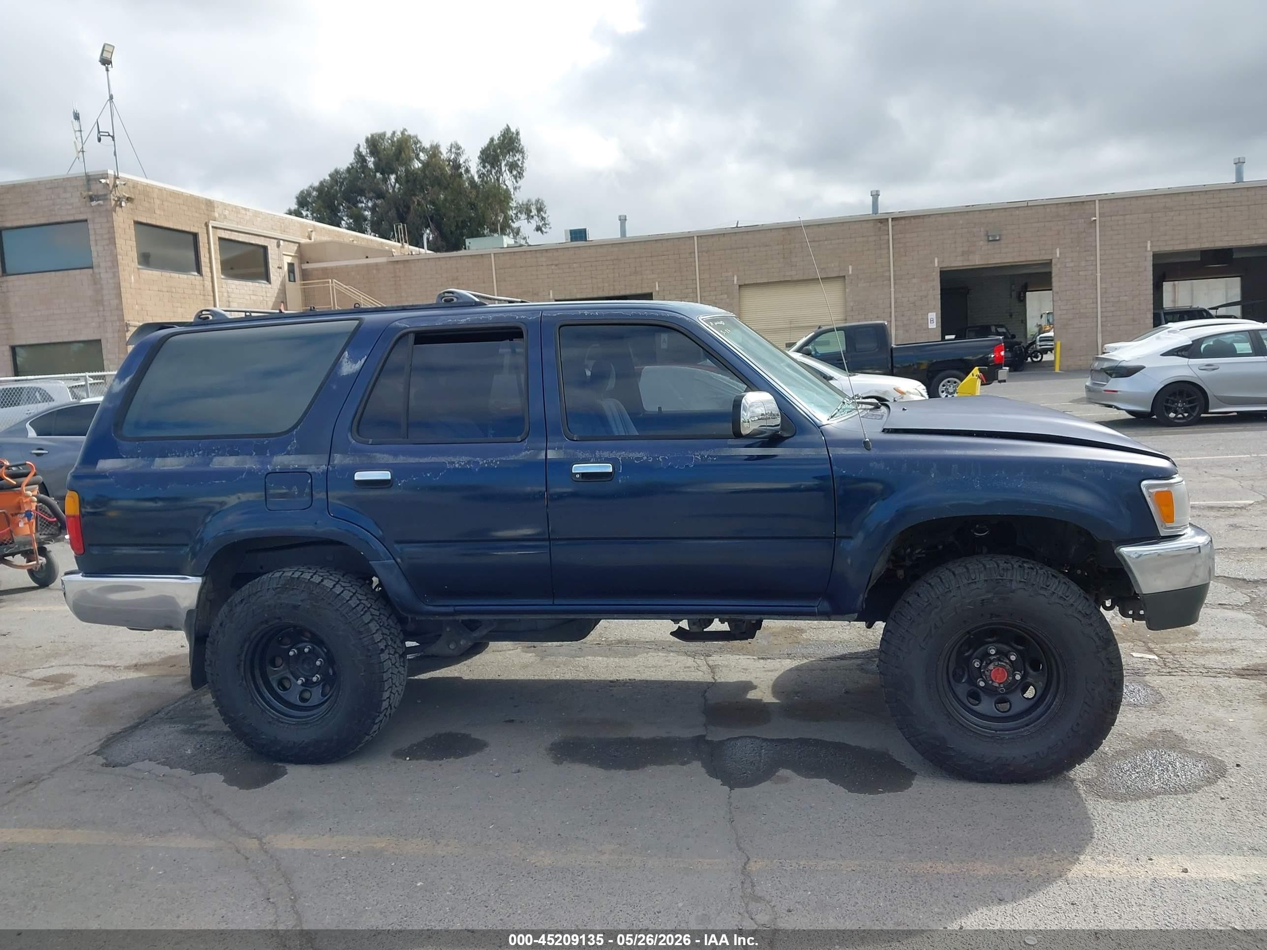 1992 Toyota 4runner Rn37 Синий vin: JT3RN37W1N0010102