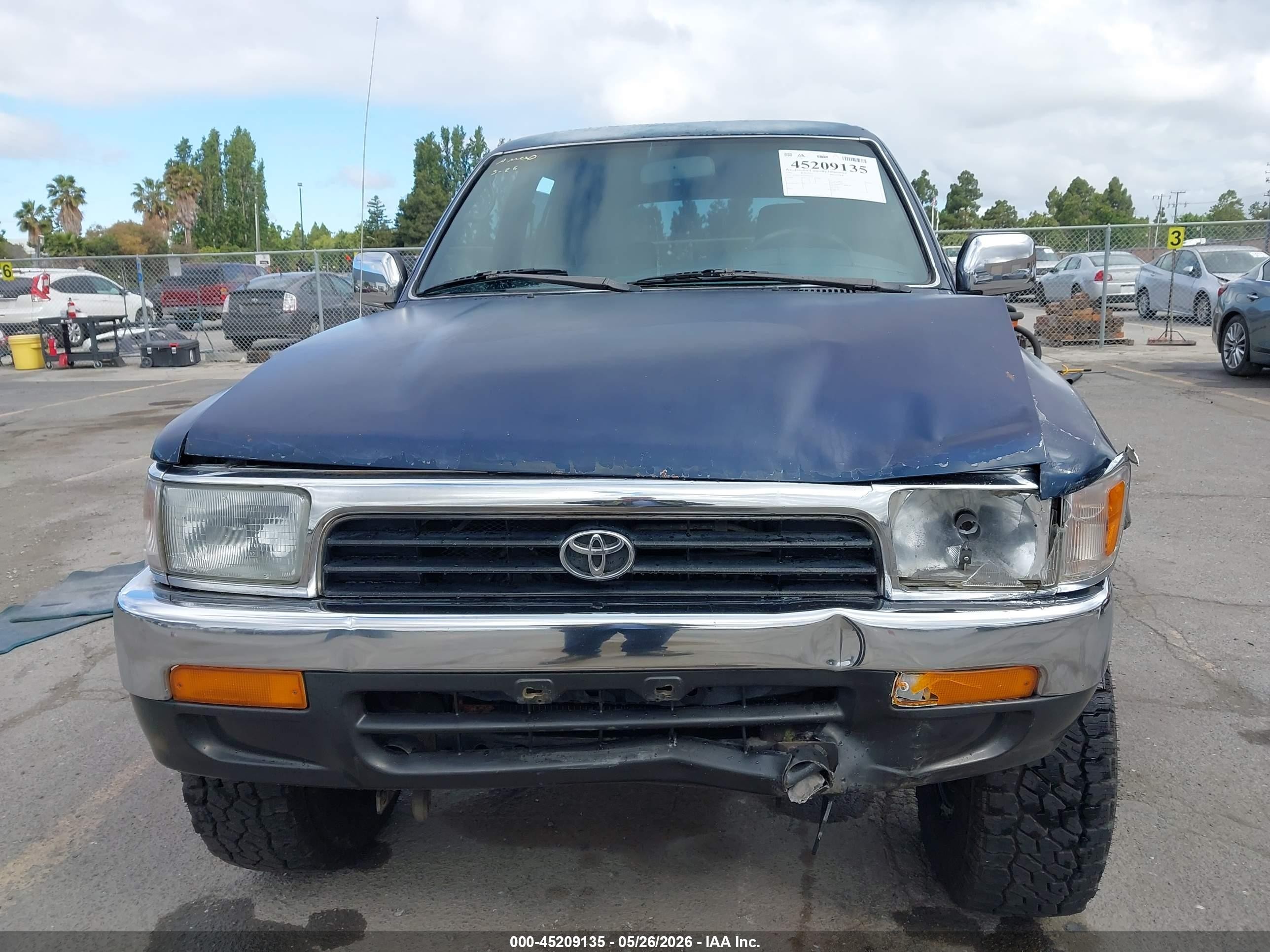 1992 Toyota 4runner Rn37 Синий vin: JT3RN37W1N0010102