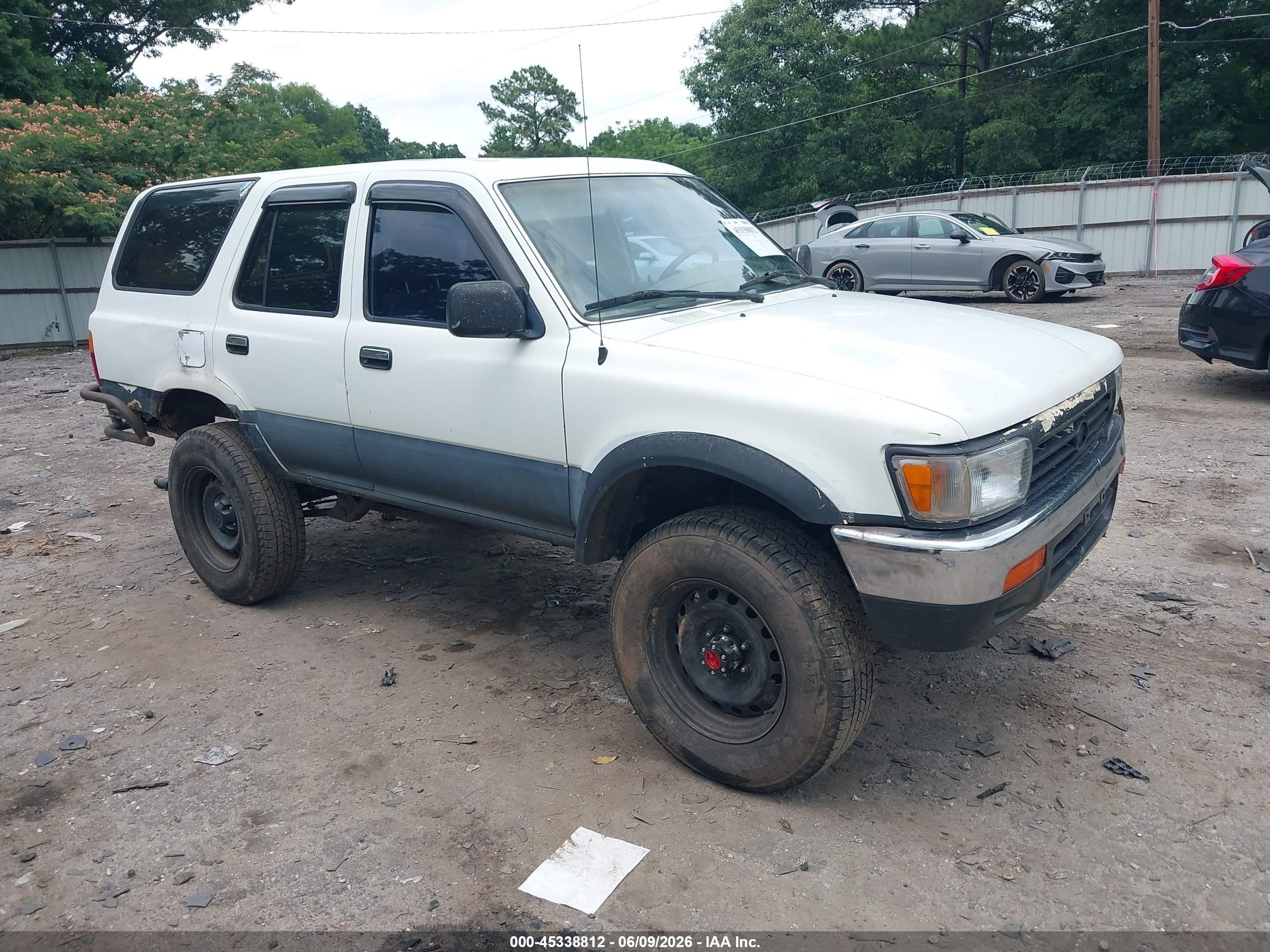 1990 Toyota 4runner Rn37 White vin: JT3RN37W7L0005113