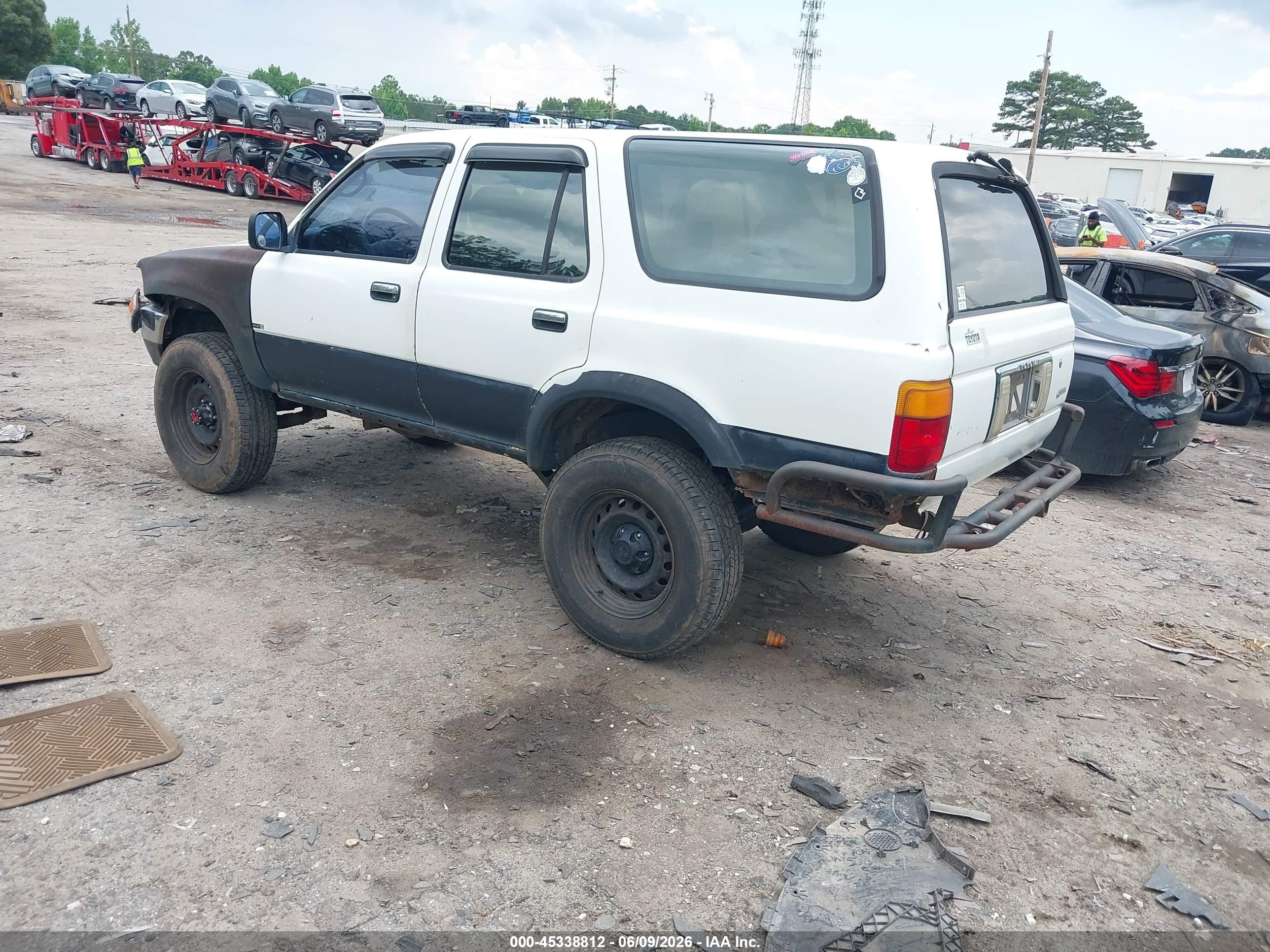1990 Toyota 4runner Rn37 Белый vin: JT3RN37W7L0005113