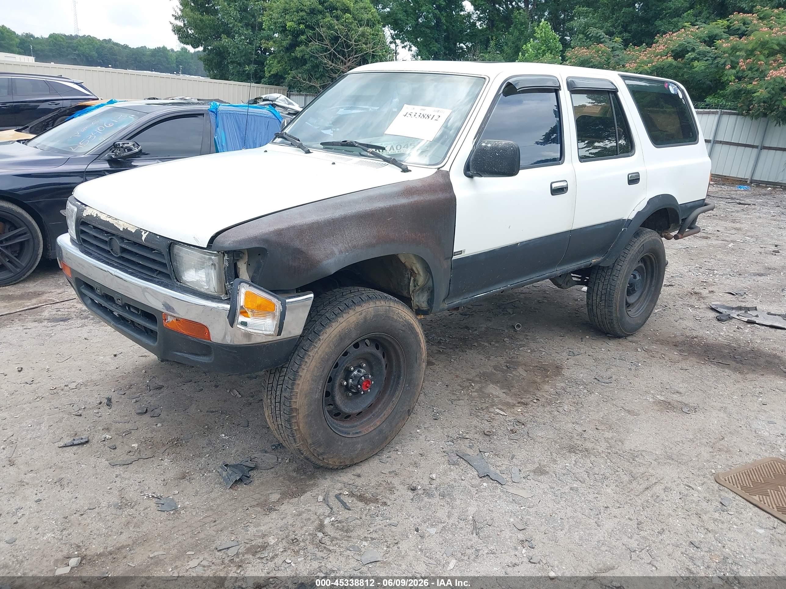 1990 Toyota 4runner Rn37 Белый vin: JT3RN37W7L0005113