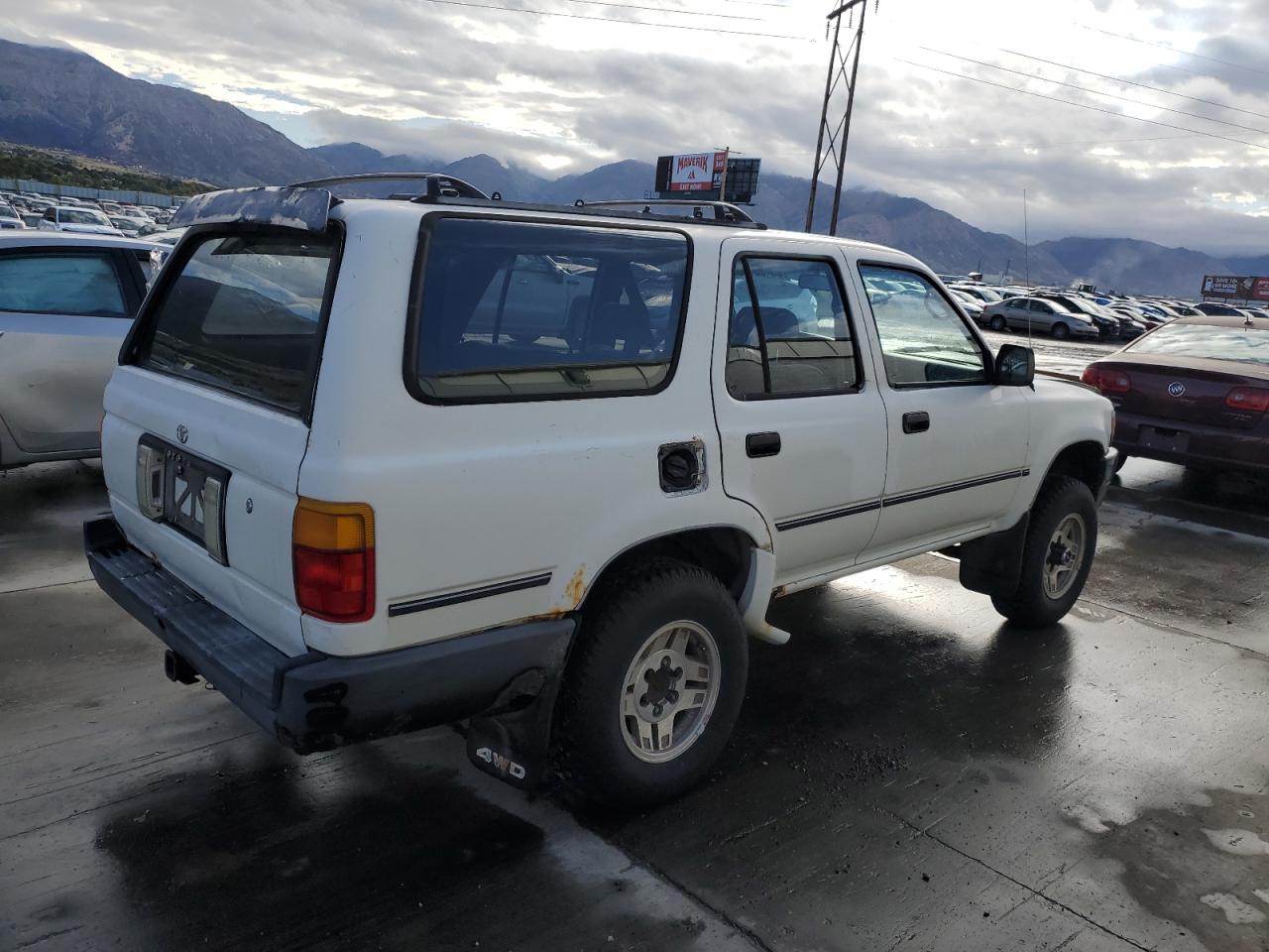 1992 Toyota 4runner Rn37 White vin: JT3RN37W7N6000154