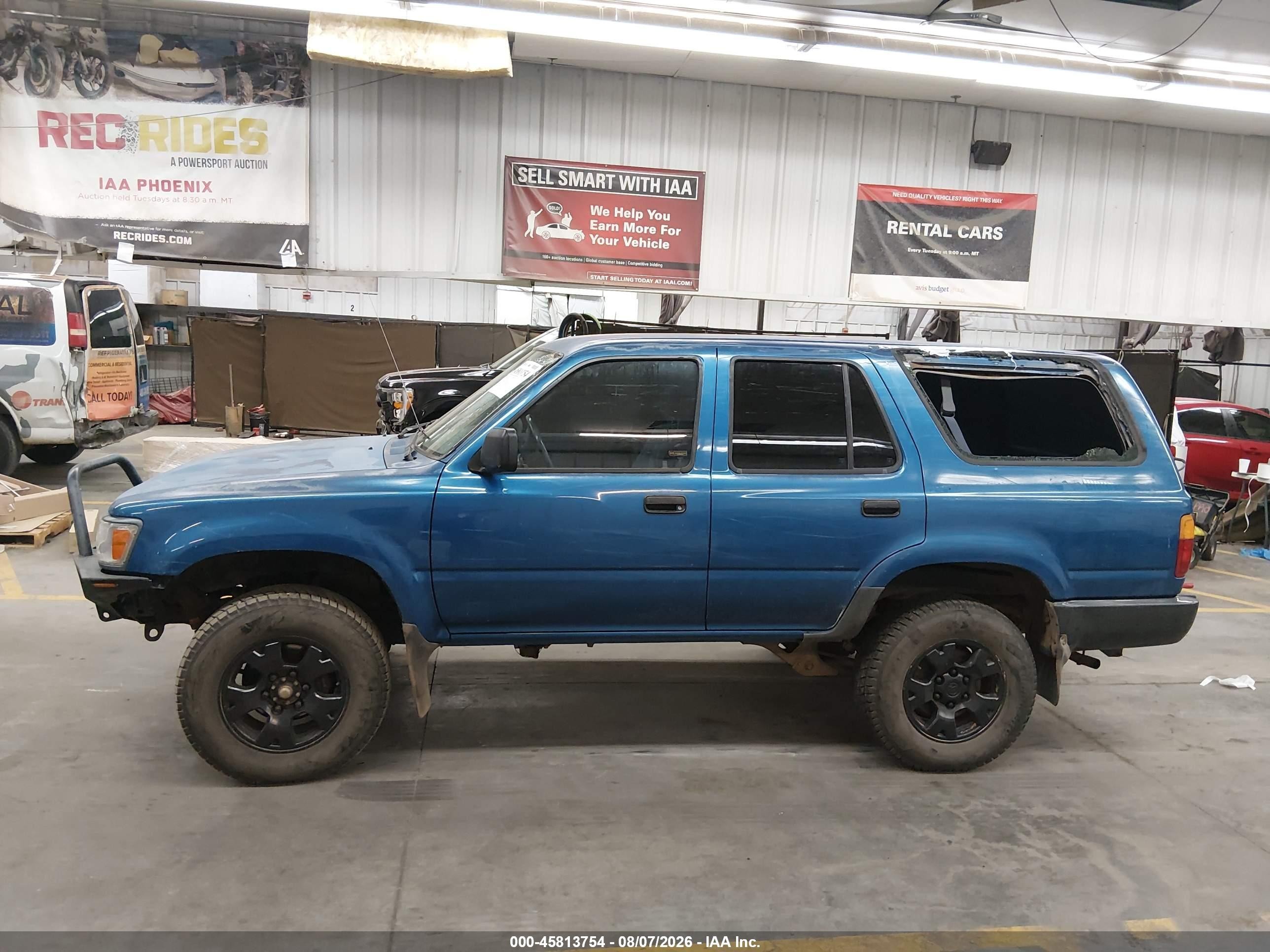 1992 Toyota 4runner Rn37 Blue vin: JT3RN37W9N6000284