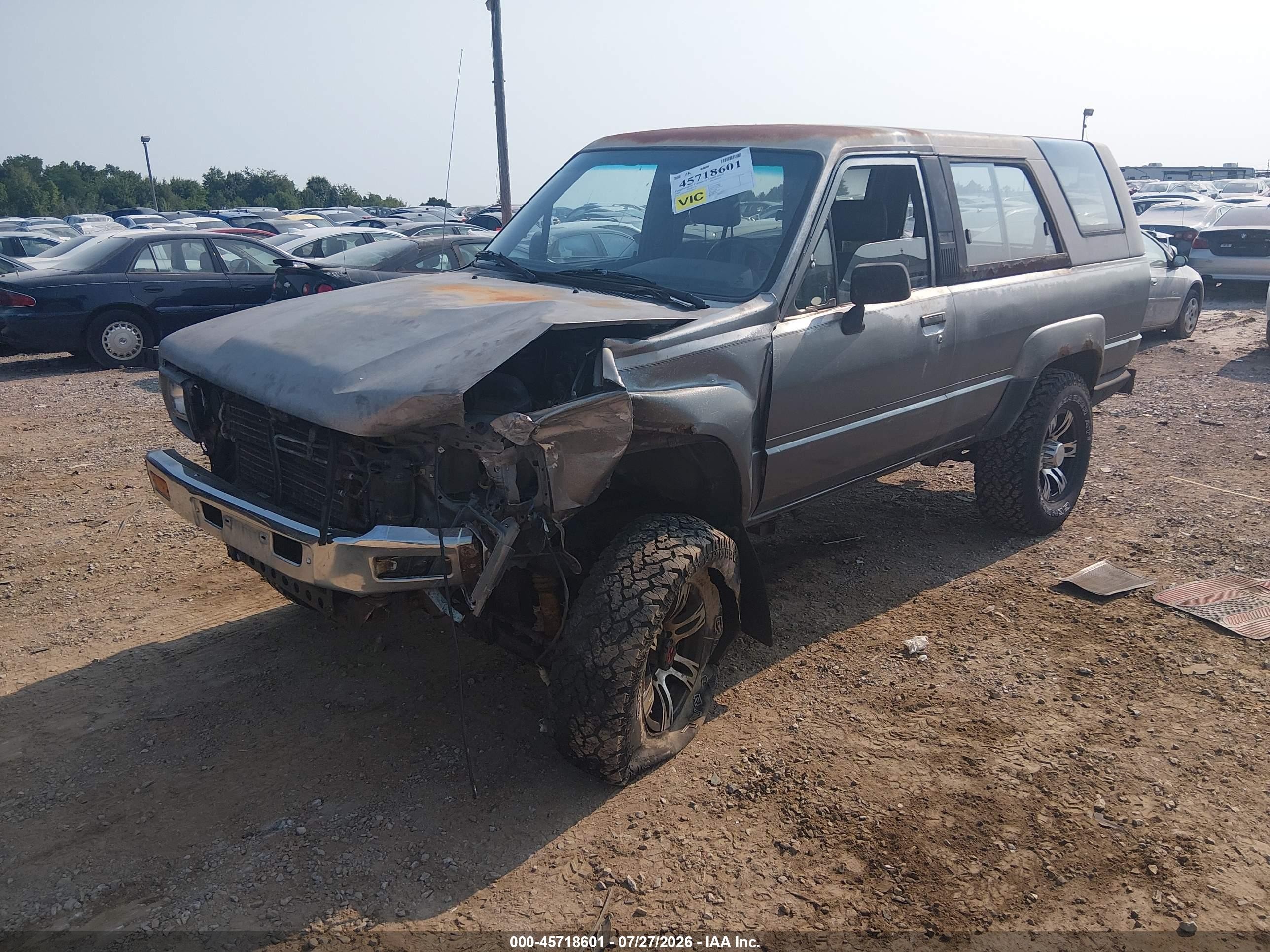 1988 Toyota 4runner Rn60 Gray vin: JT3RN63W0J0199570
