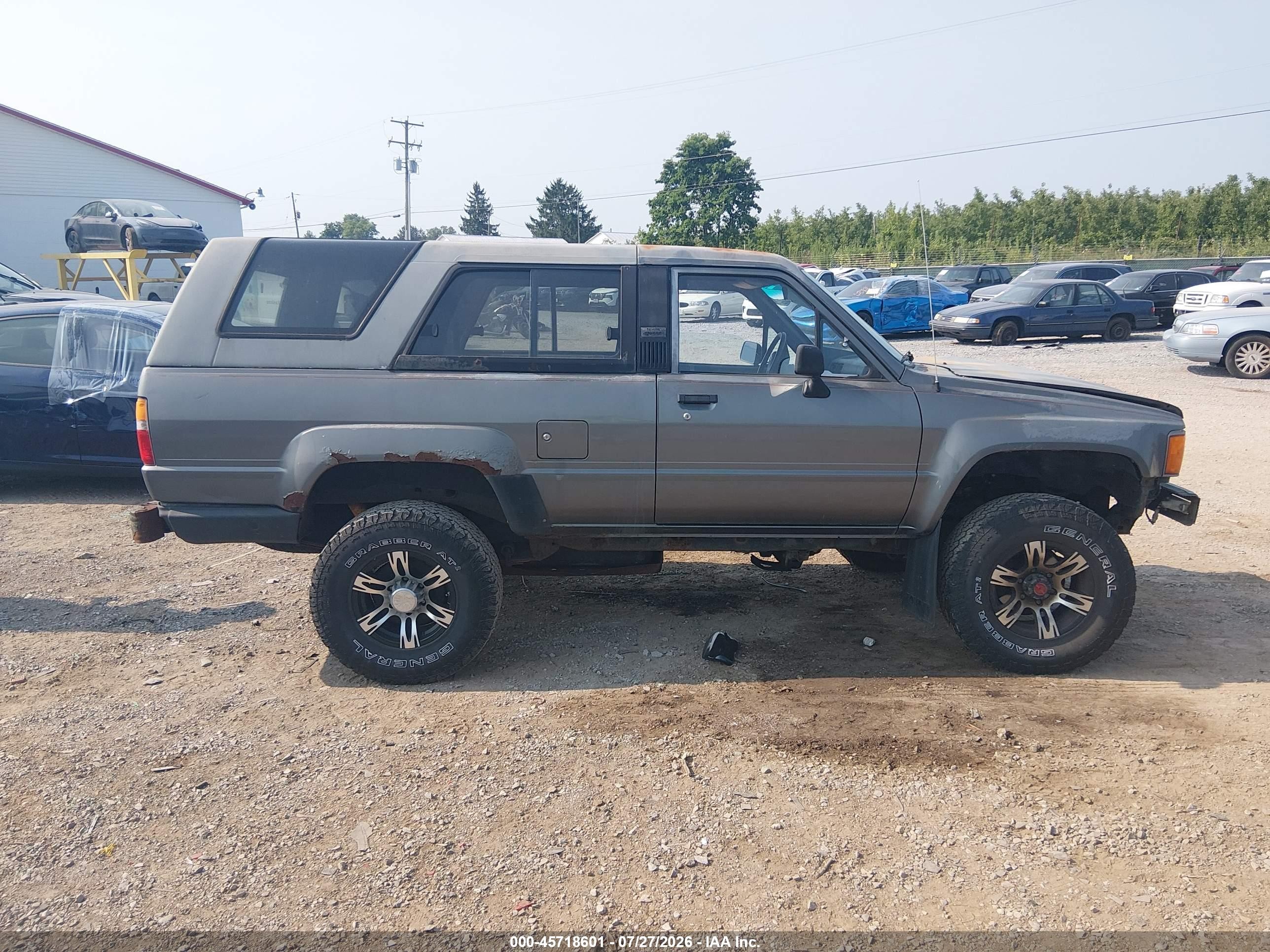 1988 Toyota 4runner Rn60 Gray vin: JT3RN63W0J0199570