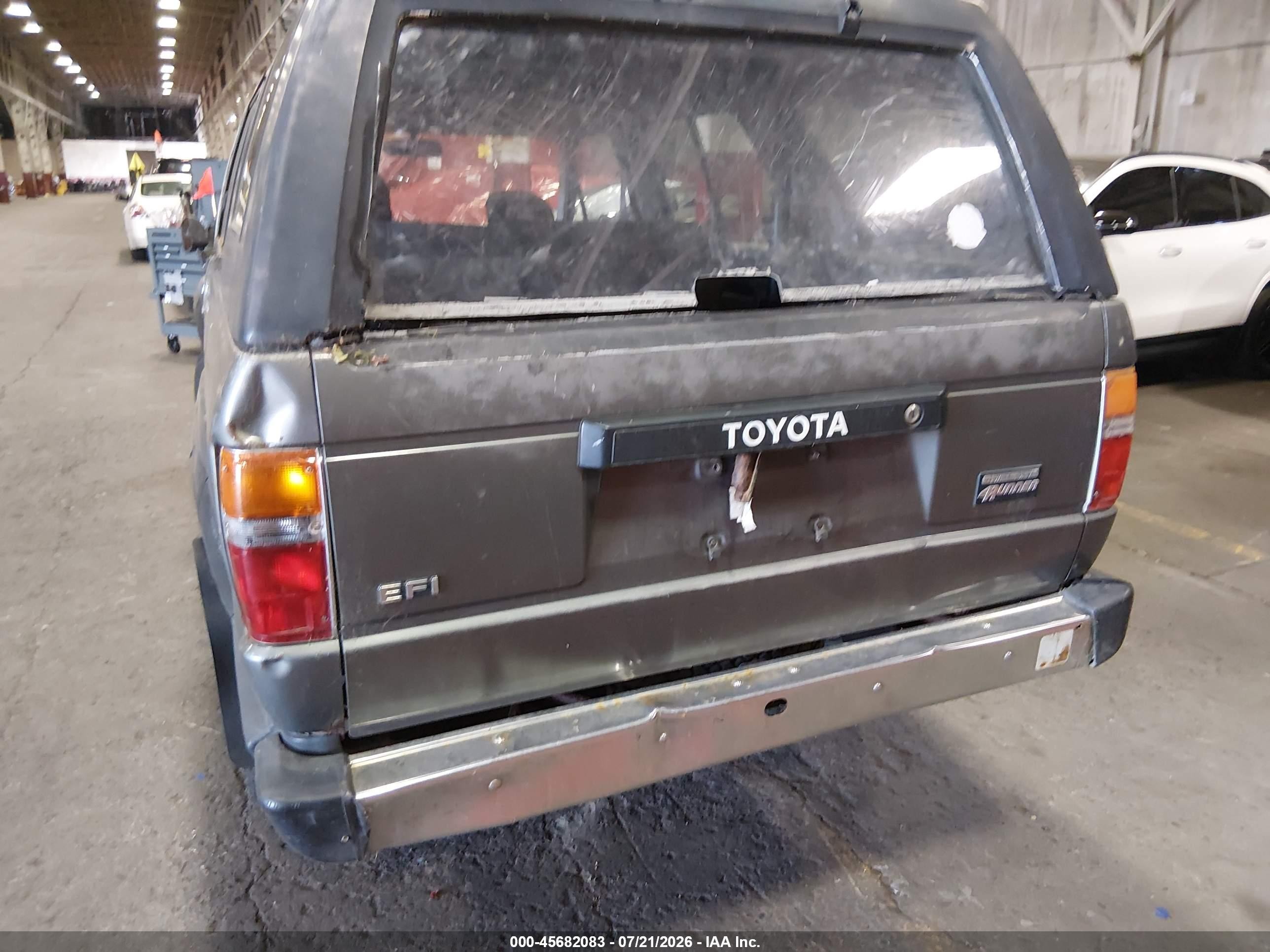 1988 Toyota 4runner Rn60 Gray vin: JT3RN63W8J0197744