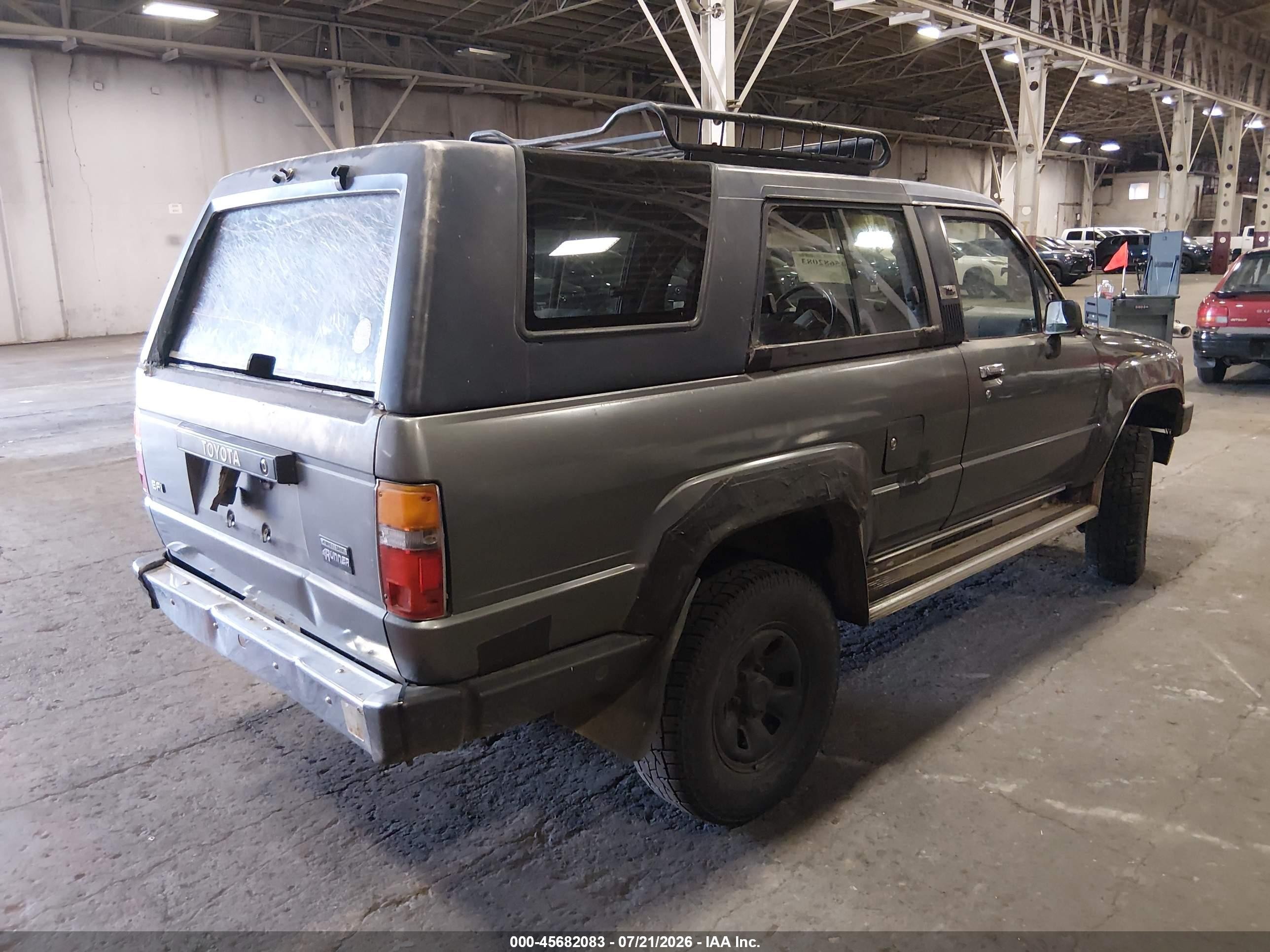1988 Toyota 4runner Rn60 Gray vin: JT3RN63W8J0197744