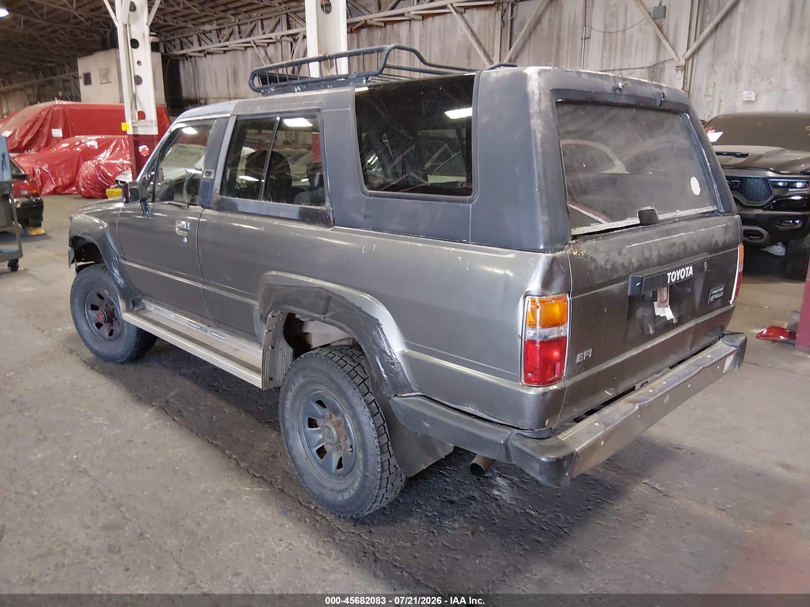 1988 Toyota 4runner Rn60 Gray vin: JT3RN63W8J0197744