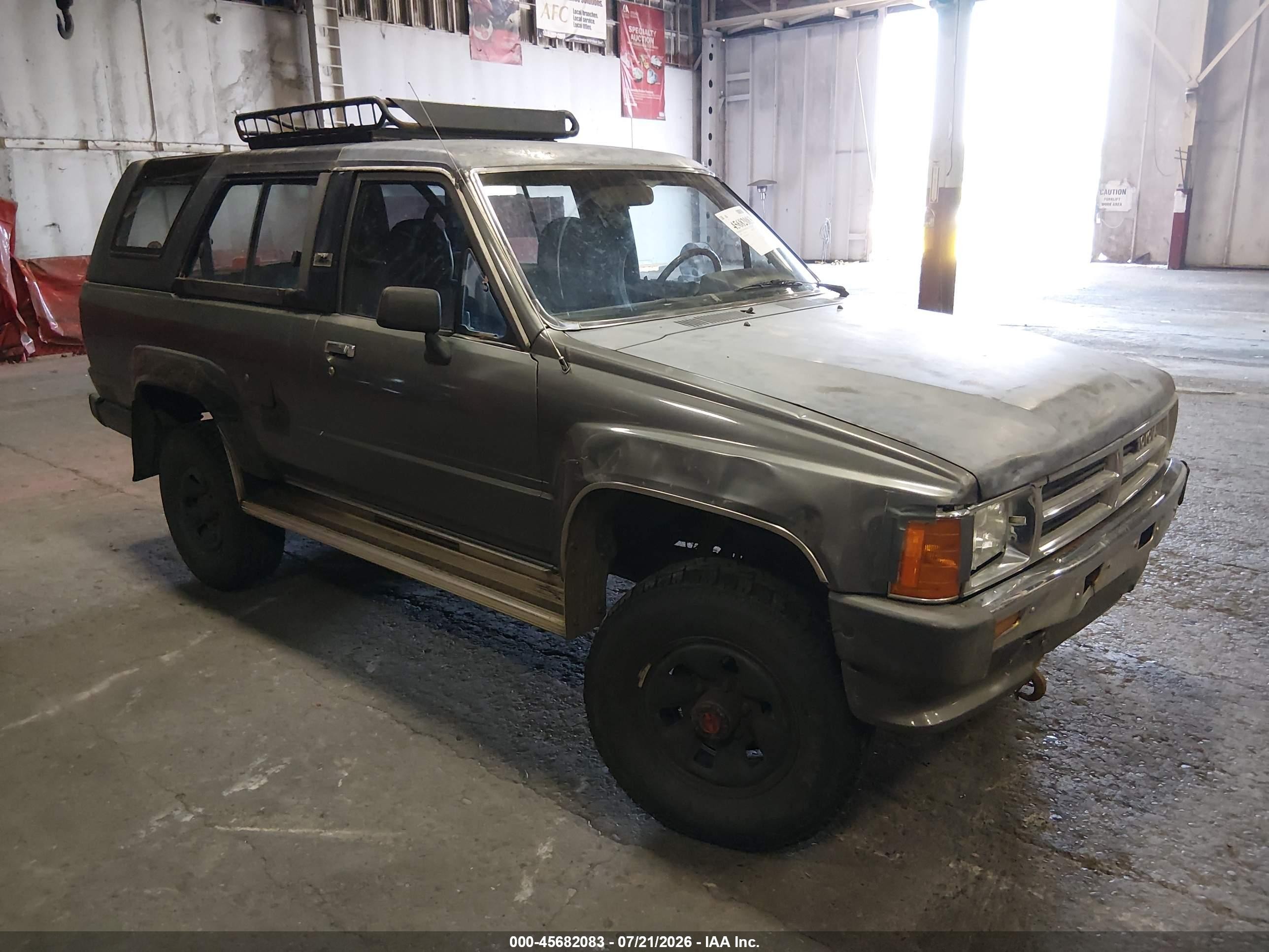 1988 Toyota 4runner Rn60 Gray vin: JT3RN63W8J0197744