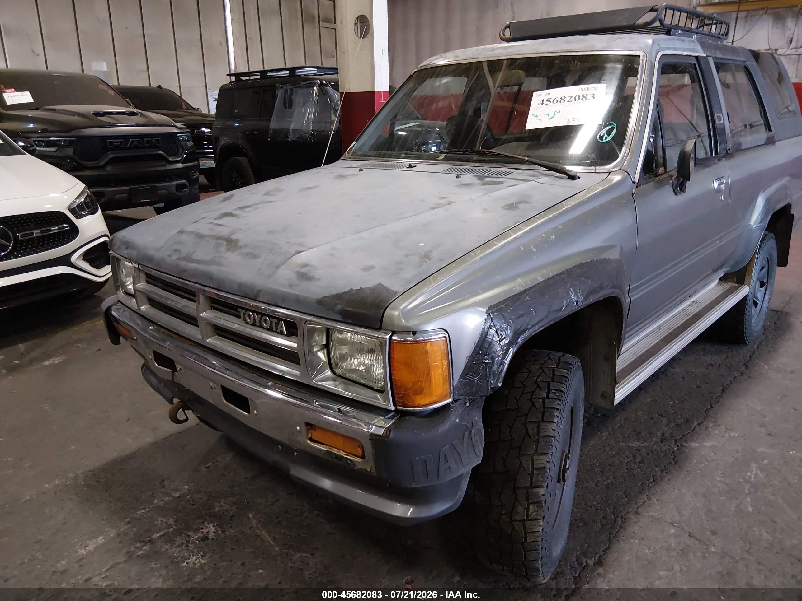 1988 Toyota 4runner Rn60 Gray vin: JT3RN63W8J0197744