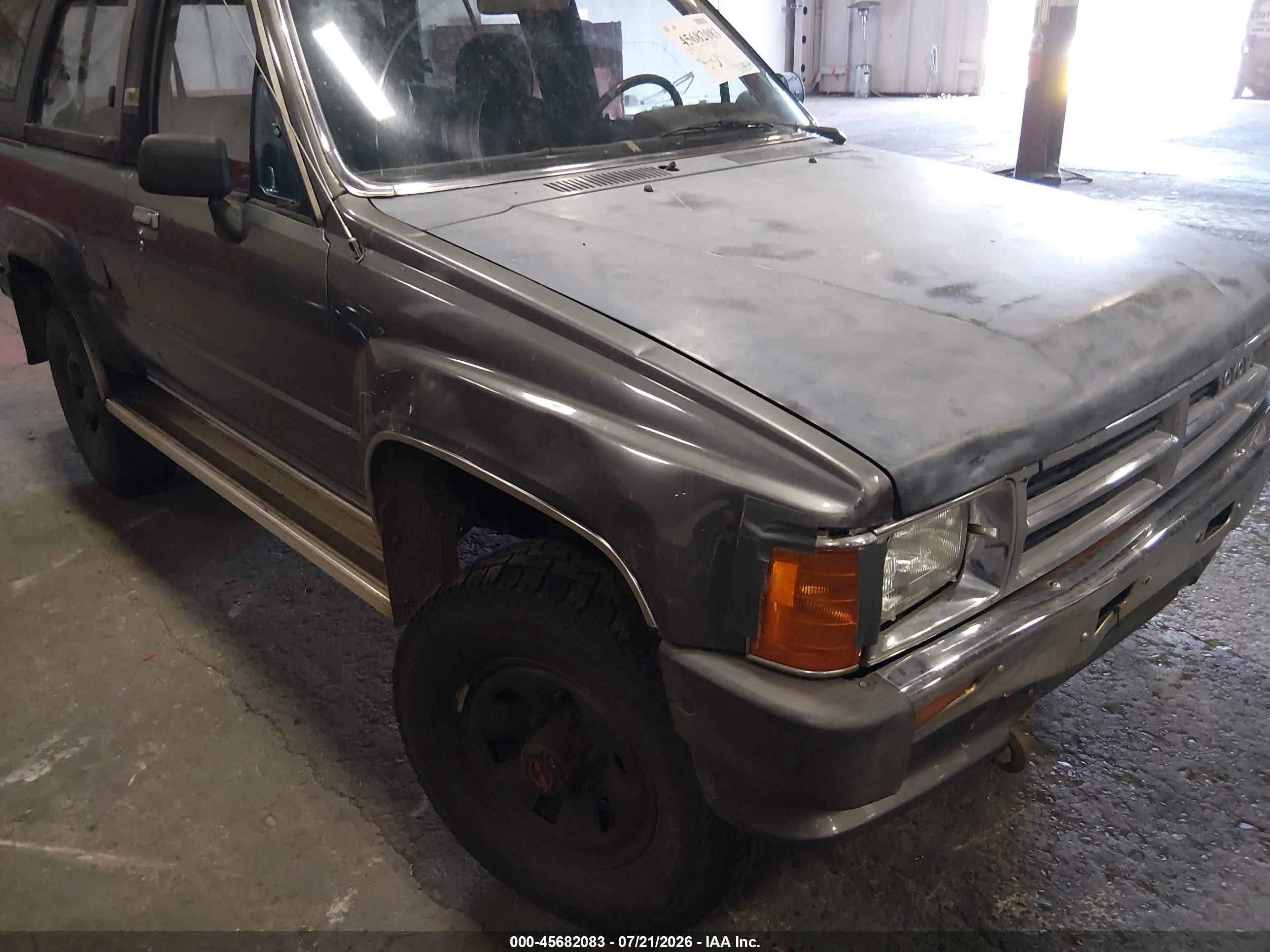 1988 Toyota 4runner Rn60 Gray vin: JT3RN63W8J0197744