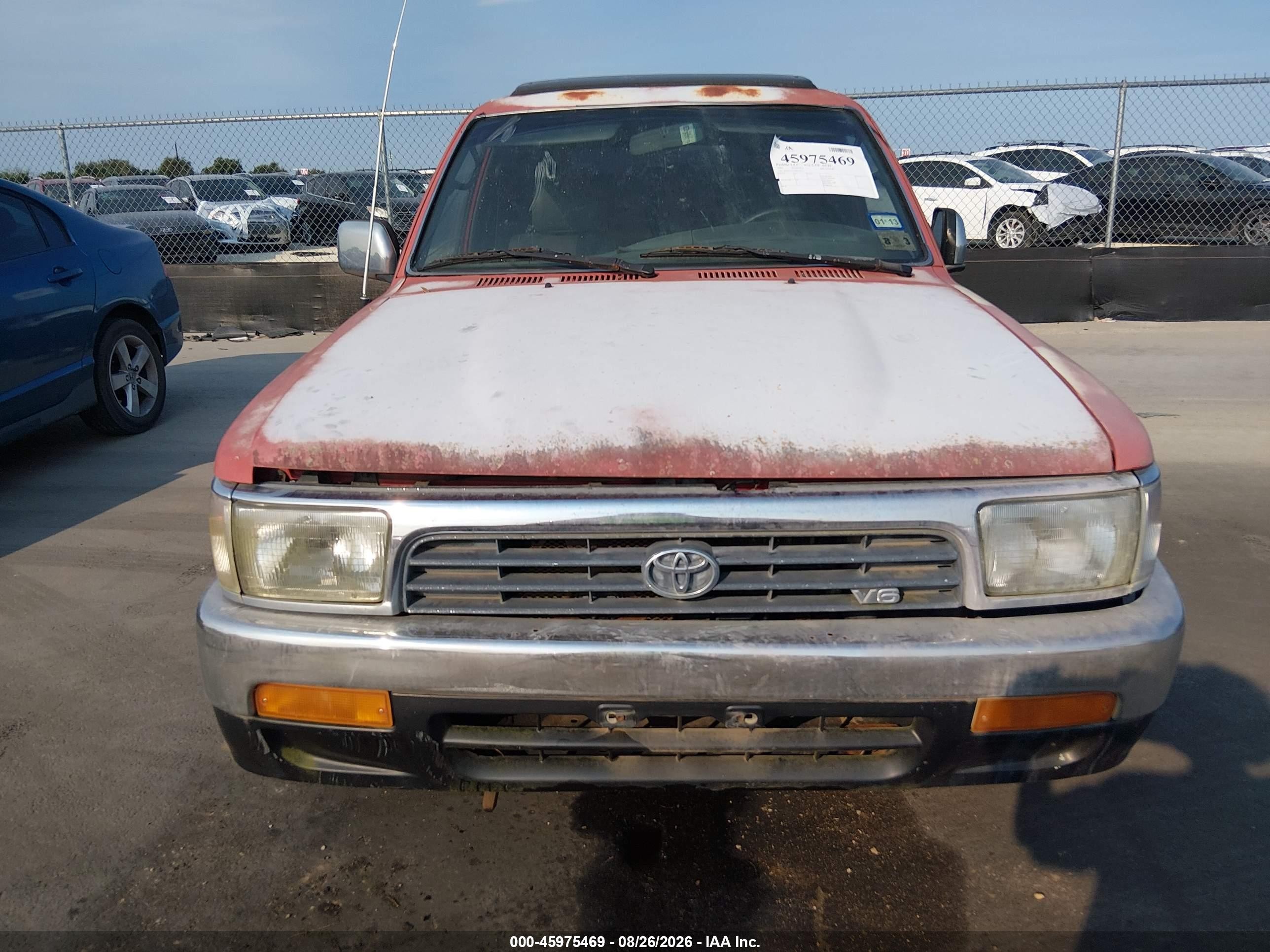 1993 Toyota 4runner Vn29 Sr5 Красный vin: JT3VN29V3P0018377