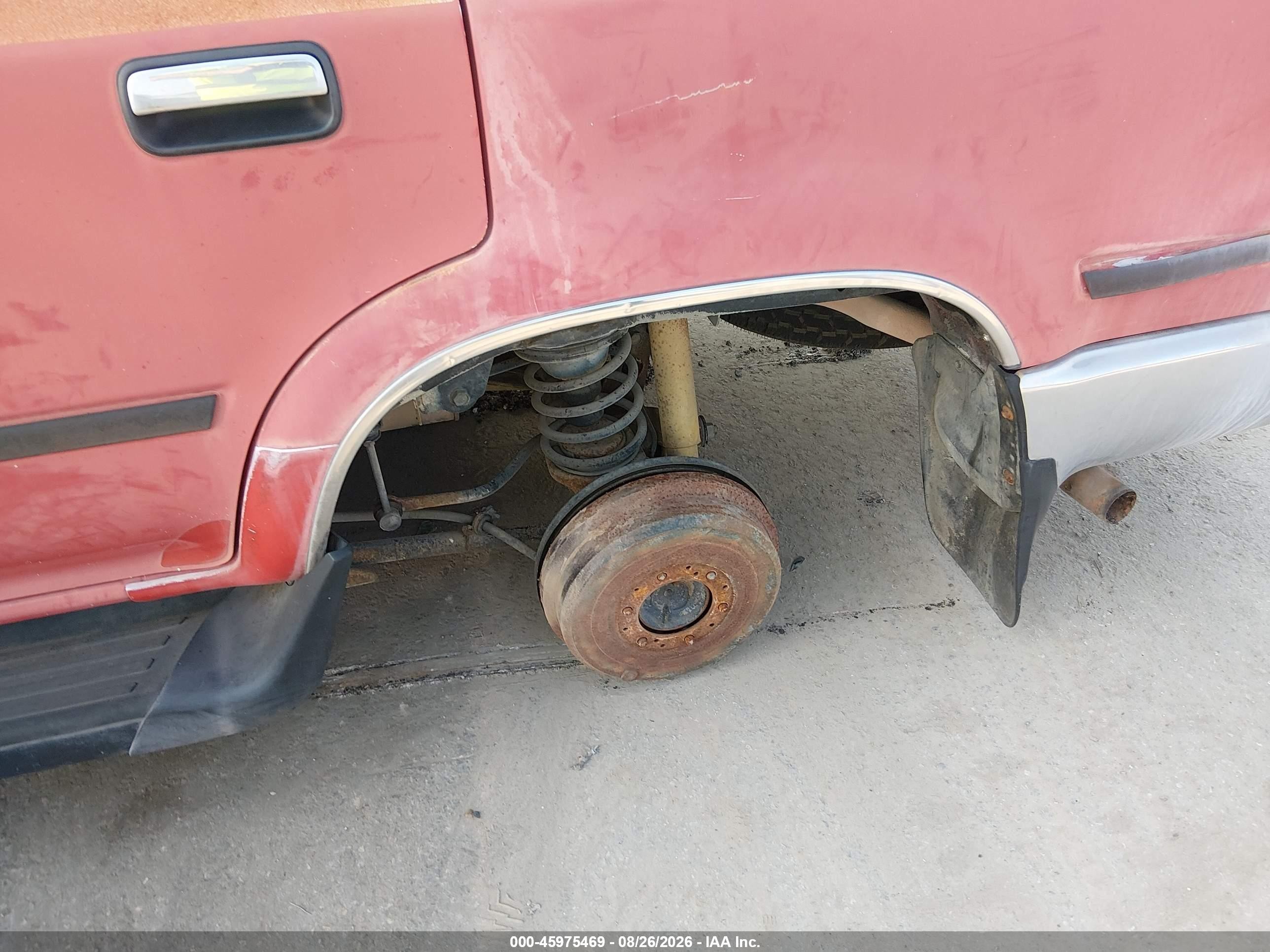 1993 Toyota 4runner Vn29 Sr5 Красный vin: JT3VN29V3P0018377