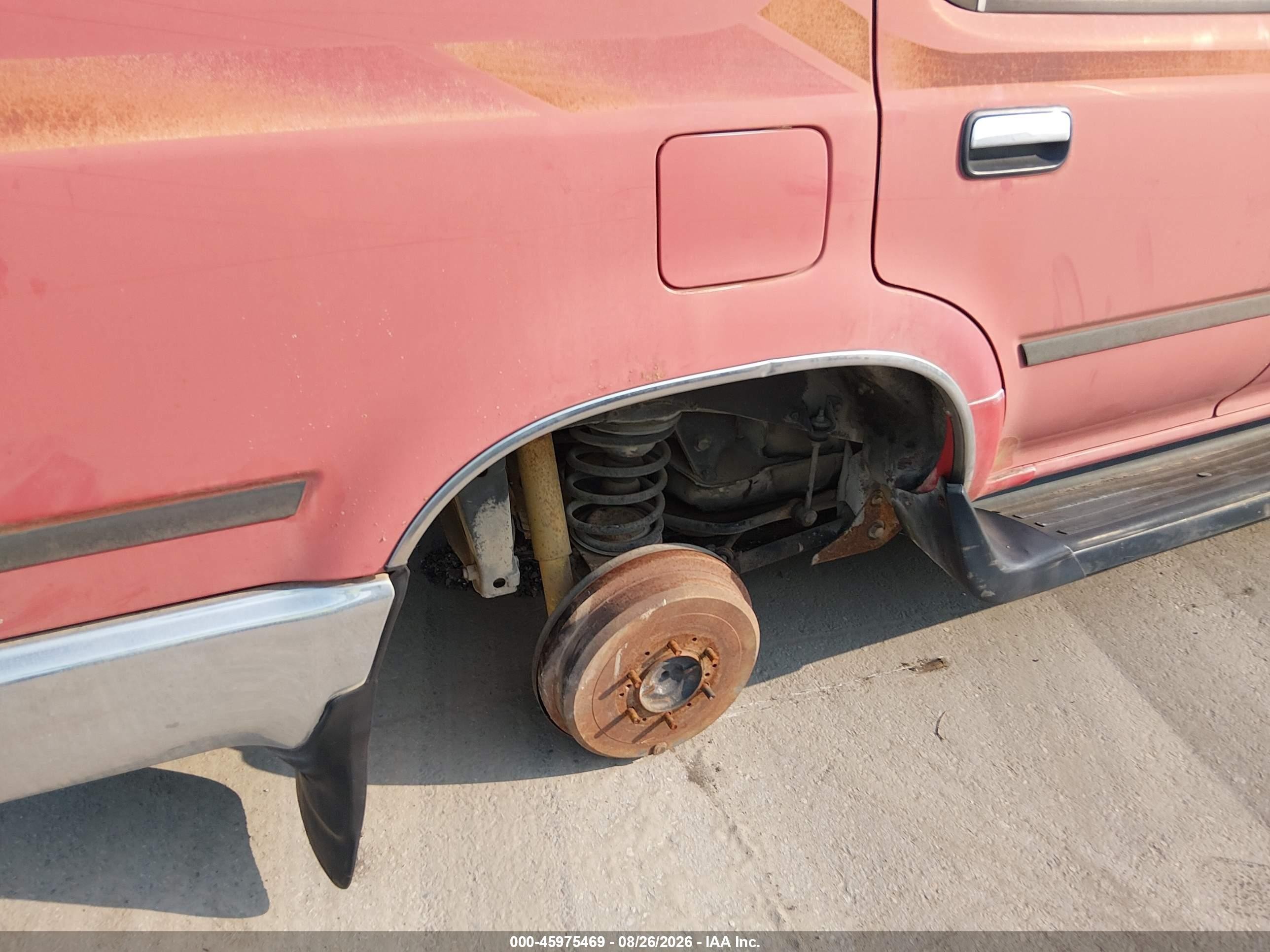 1993 Toyota 4runner Vn29 Sr5 Красный vin: JT3VN29V3P0018377