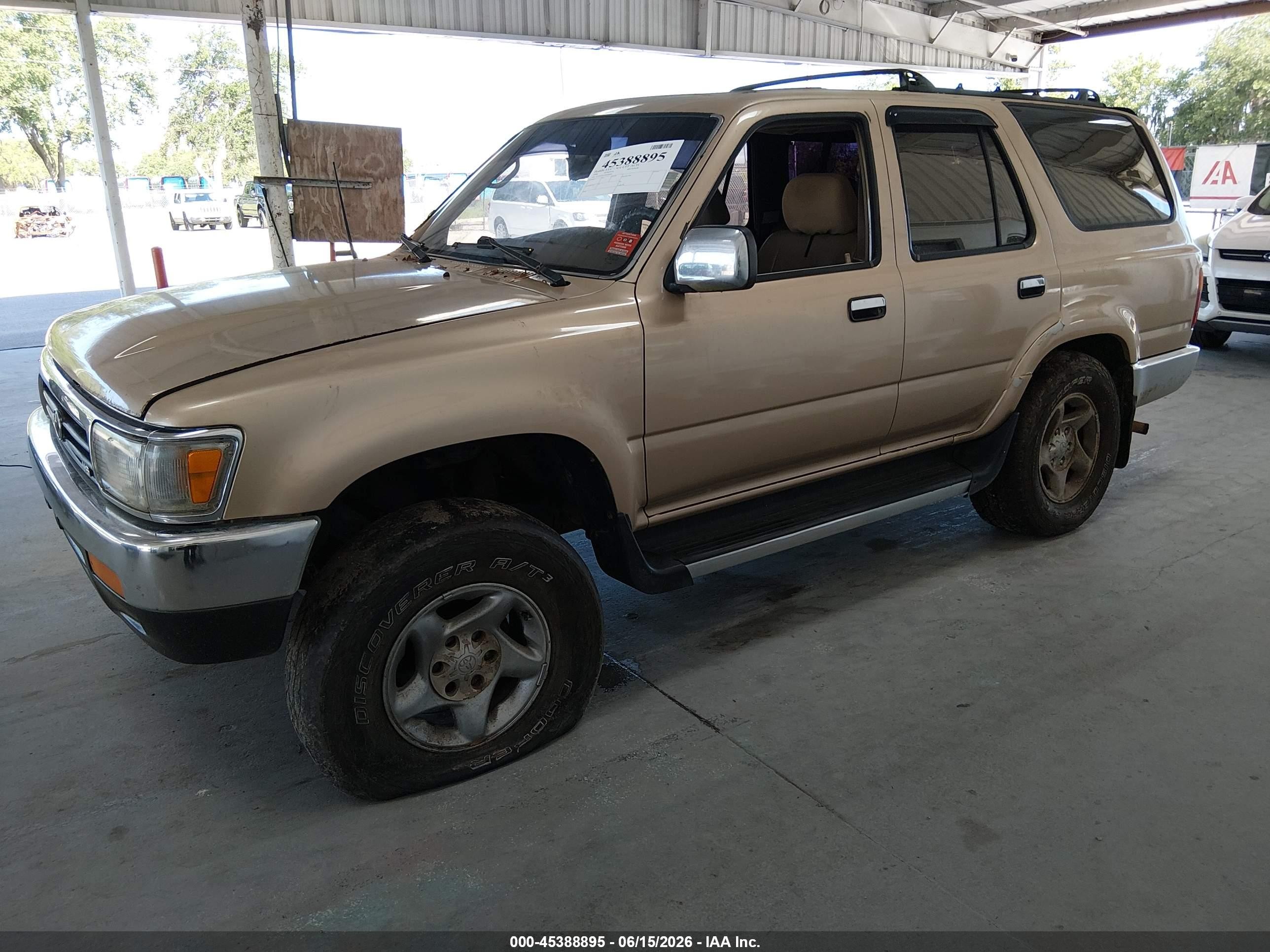 1994 Toyota 4runner Vn29 Sr5 Beige vin: JT3VN29V3R0036400