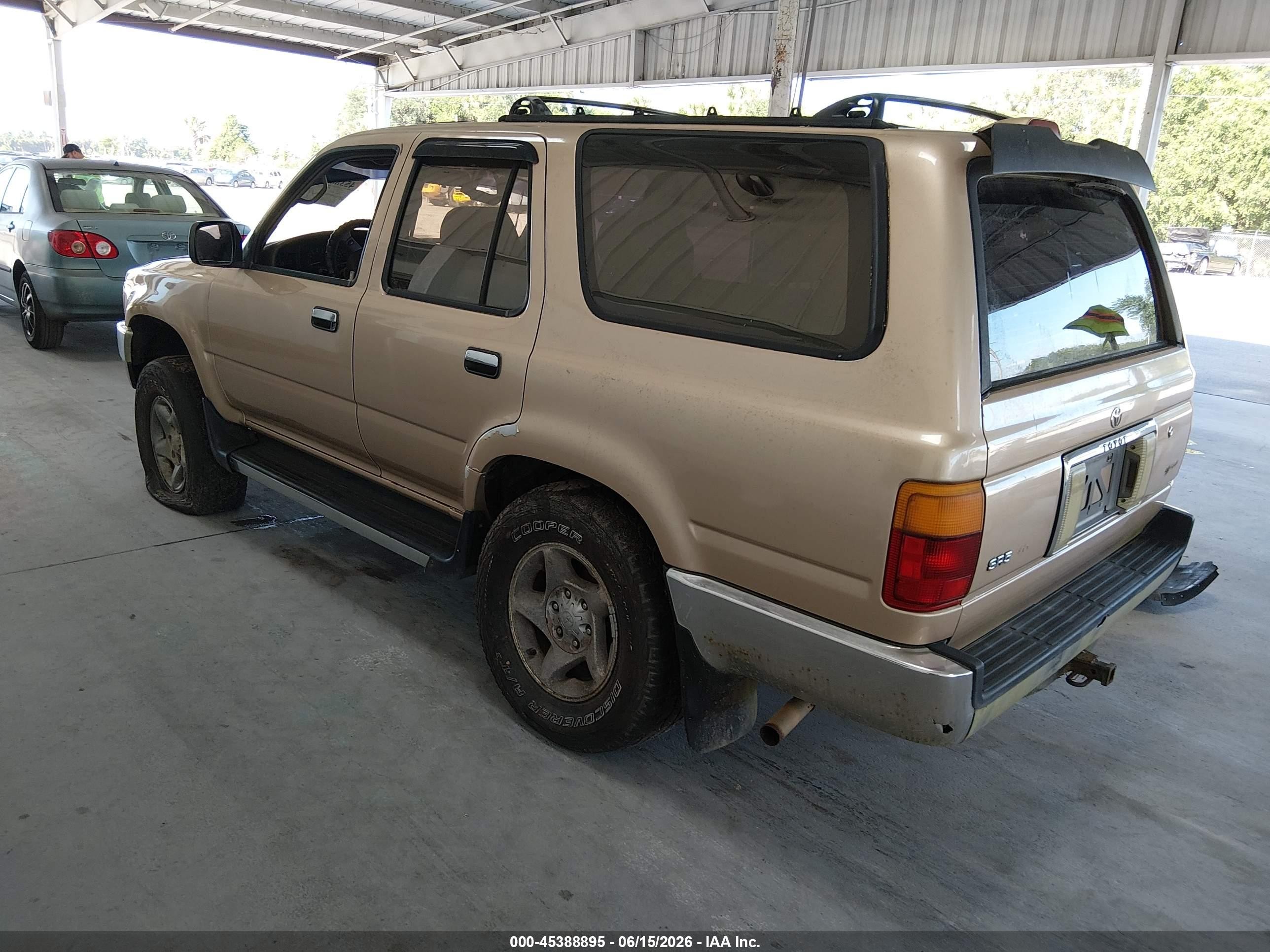 1994 Toyota 4runner Vn29 Sr5 Beige vin: JT3VN29V3R0036400