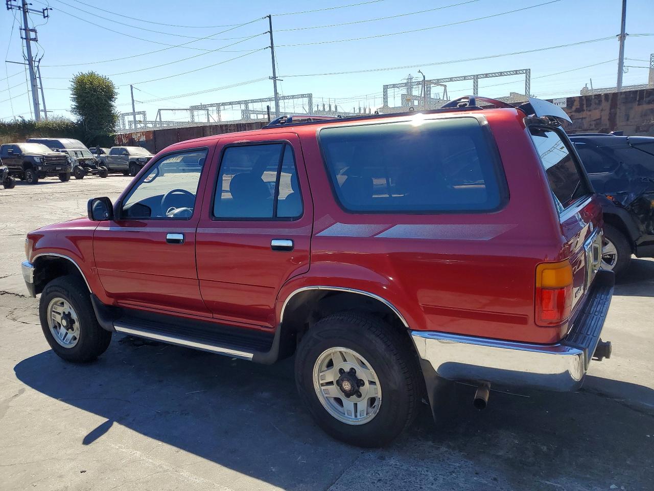 1993 Toyota 4runner Sr5 V6 Red vin: JT3VN29V6P0014808