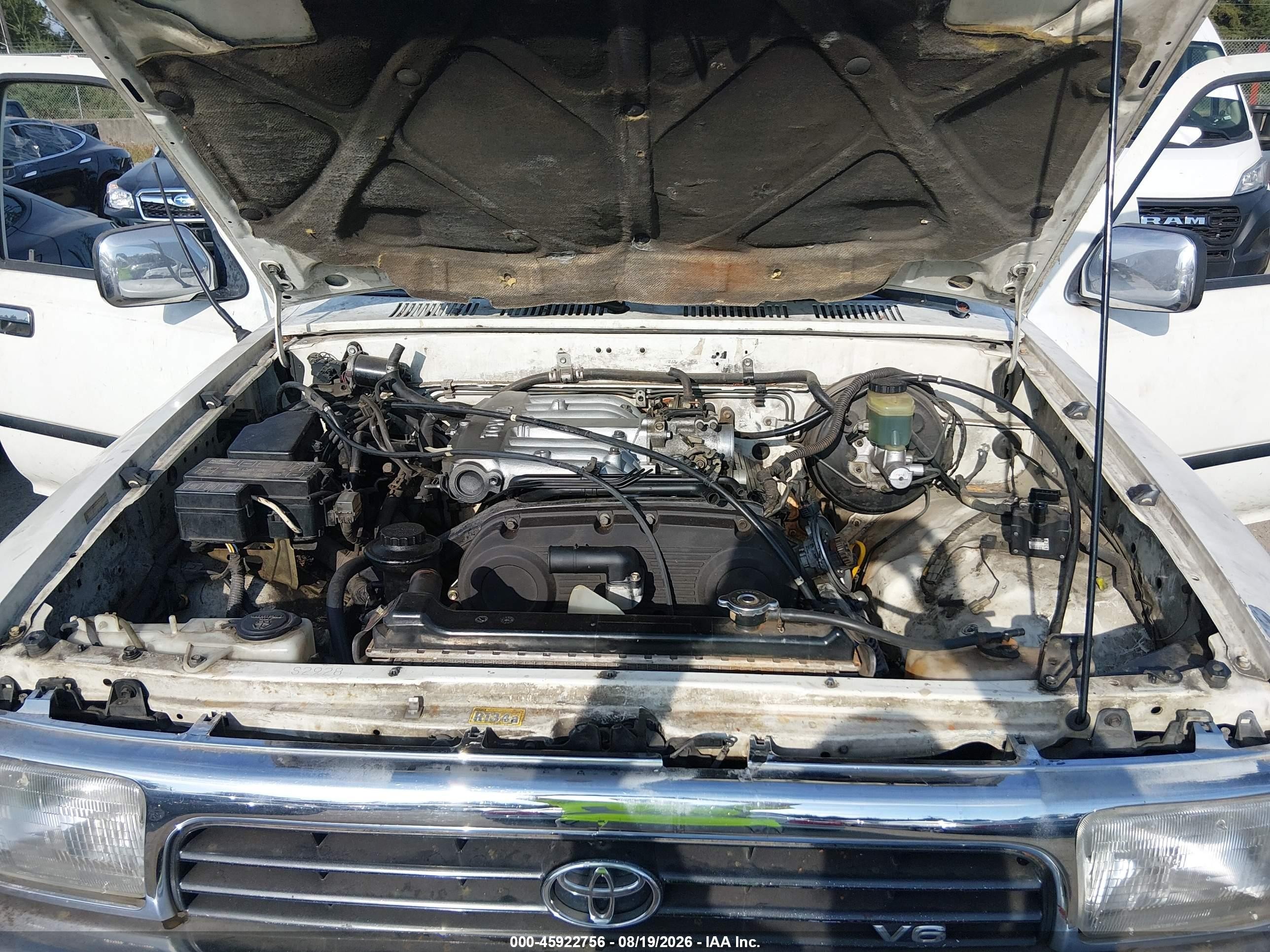 1995 Toyota 4runner Vn29 Sr5 White vin: JT3VN29V6S0057750