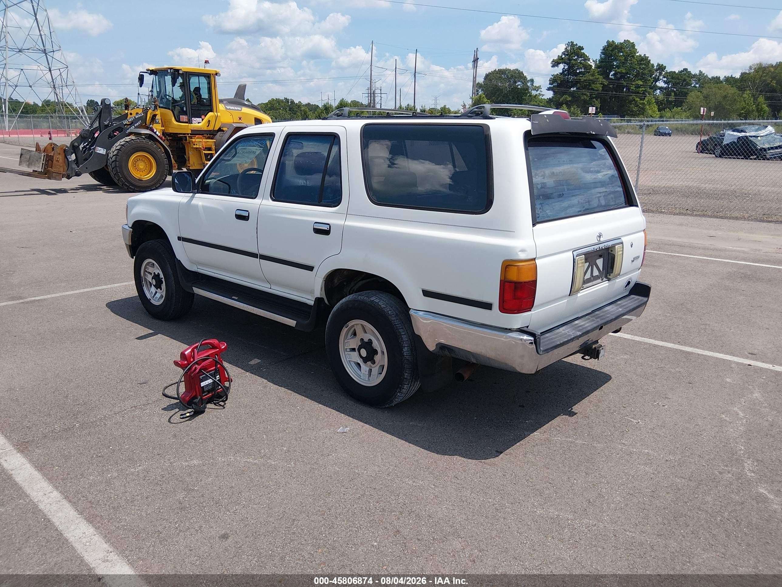 1995 Toyota 4runner Vn29 Sr5 White vin: JT3VN29V6S0065671