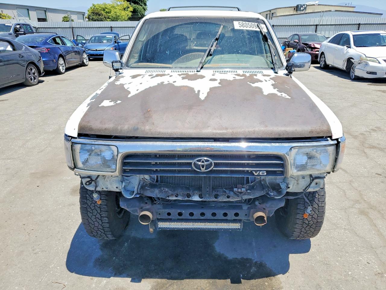 1995 Toyota 4runner Vn29 Sr5 White vin: JT3VN29V7S0053674