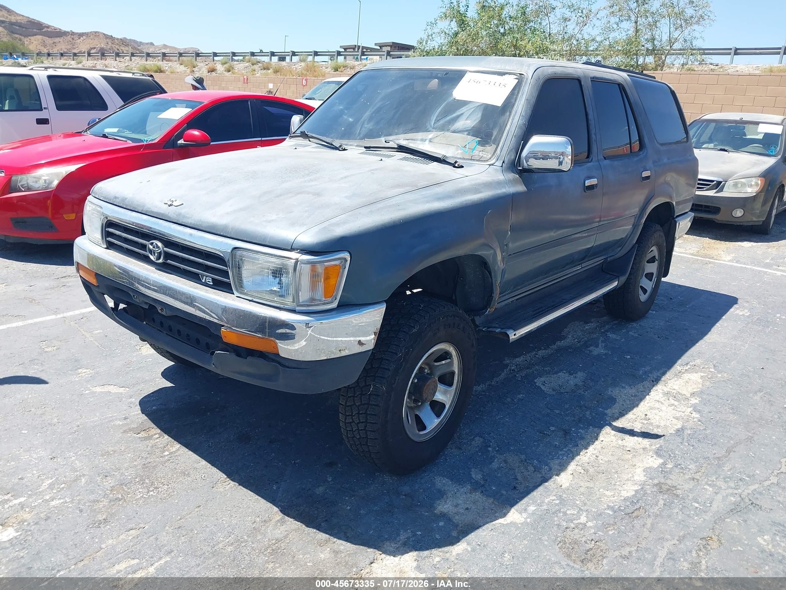 1994 Toyota 4runner Vn29 Sr5 Green vin: JT3VN29V8R0035937