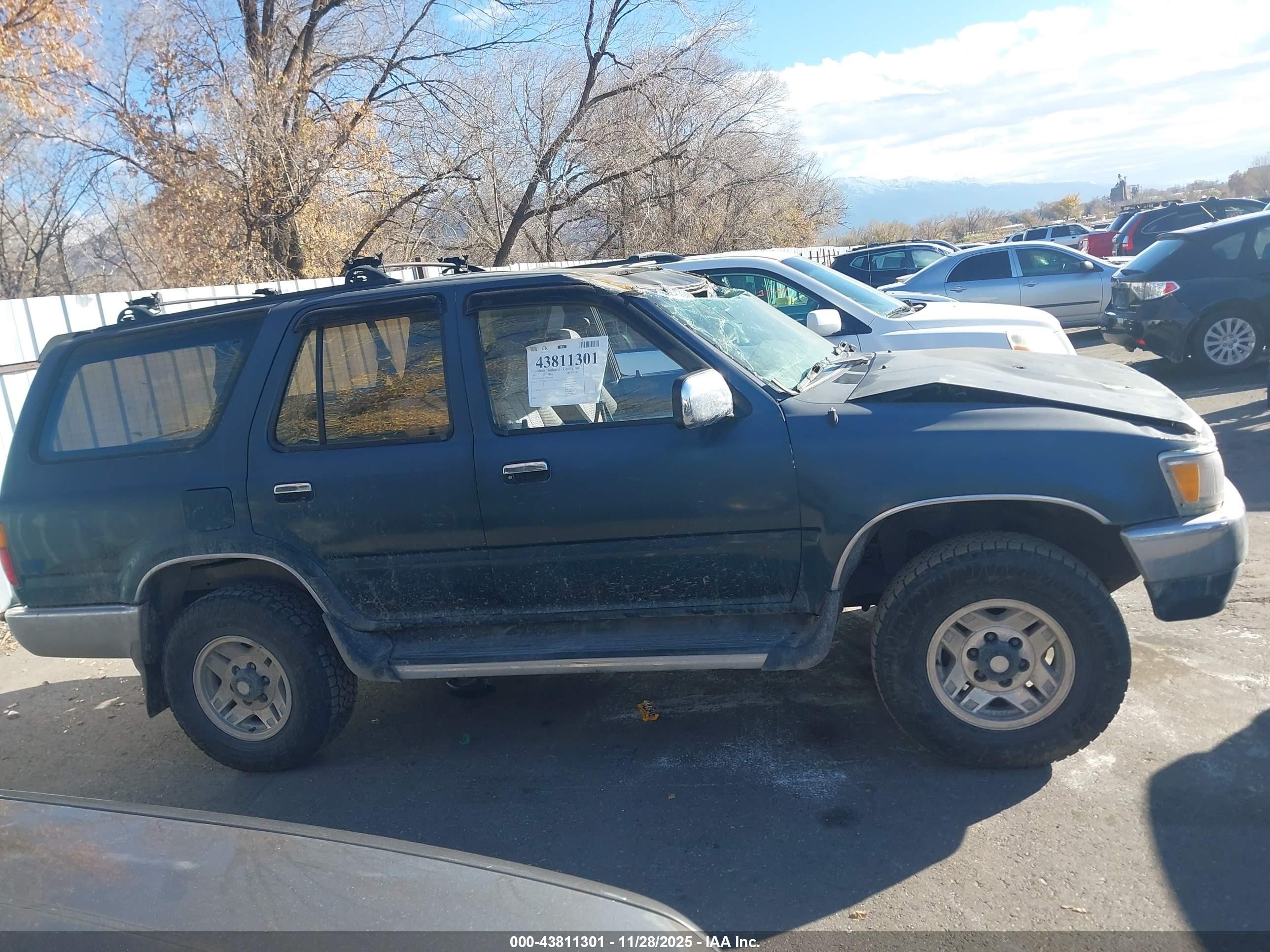 1995 Toyota 4runner Vn29 Sr5 Blue vin: JT3VN29V9S0055569