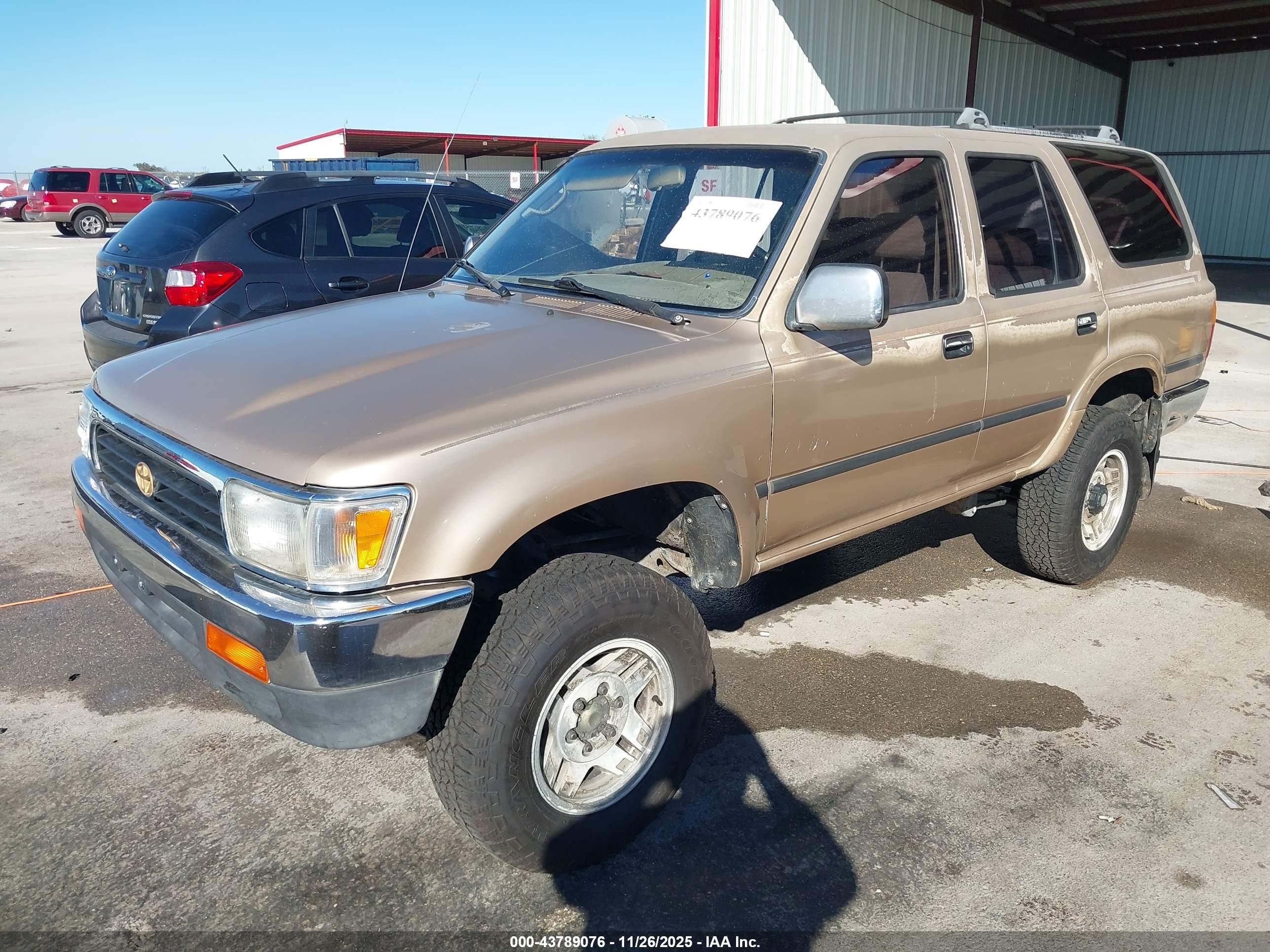 1995 Toyota 4runner Vn29 Sr5 Beige vin: JT3VN29VXS0070162