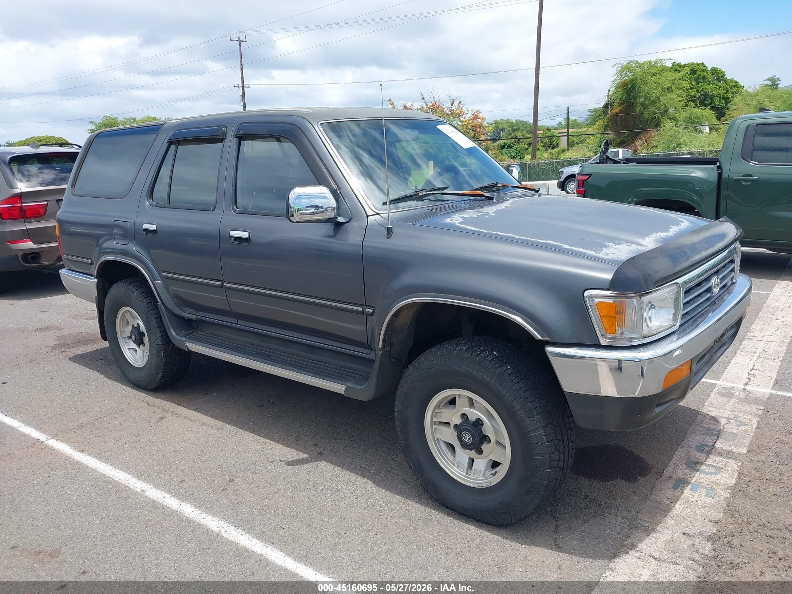 1992 Toyota 4runner Vn39 Sr5 Gray vin: JT3VN39W0N8043458