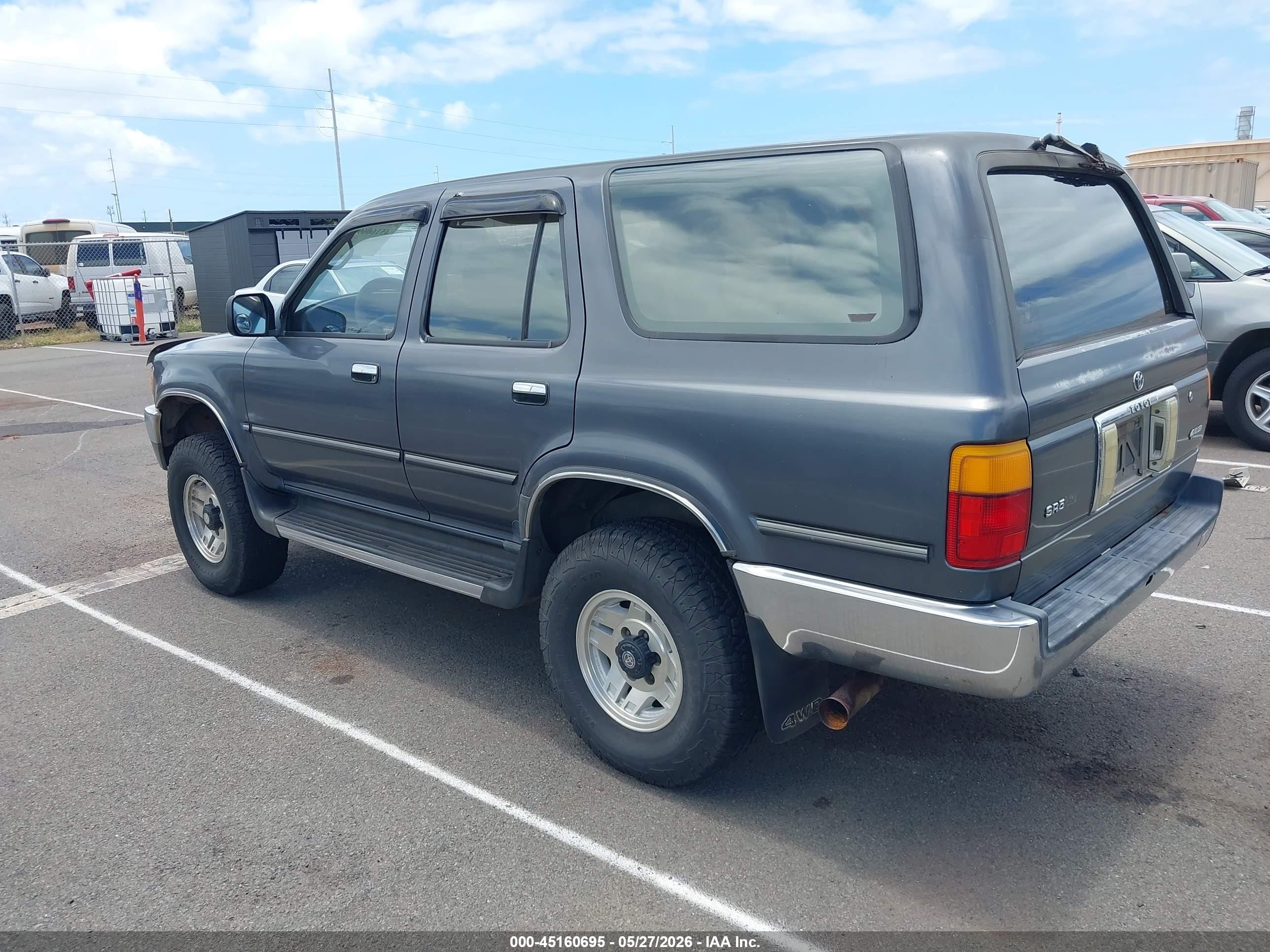 1992 Toyota 4runner Vn39 Sr5 Gray vin: JT3VN39W0N8043458