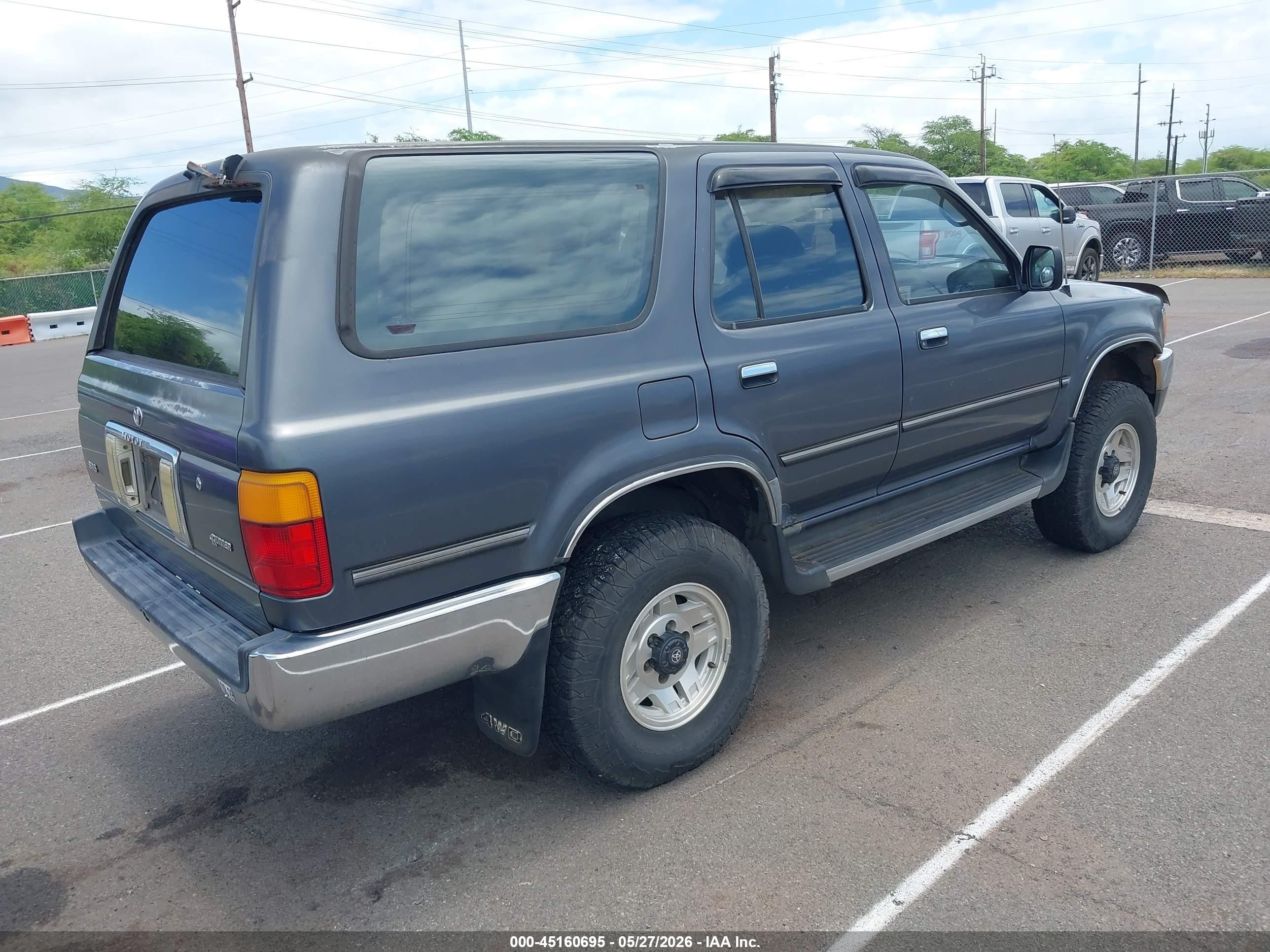 1992 Toyota 4runner Vn39 Sr5 Gray vin: JT3VN39W0N8043458
