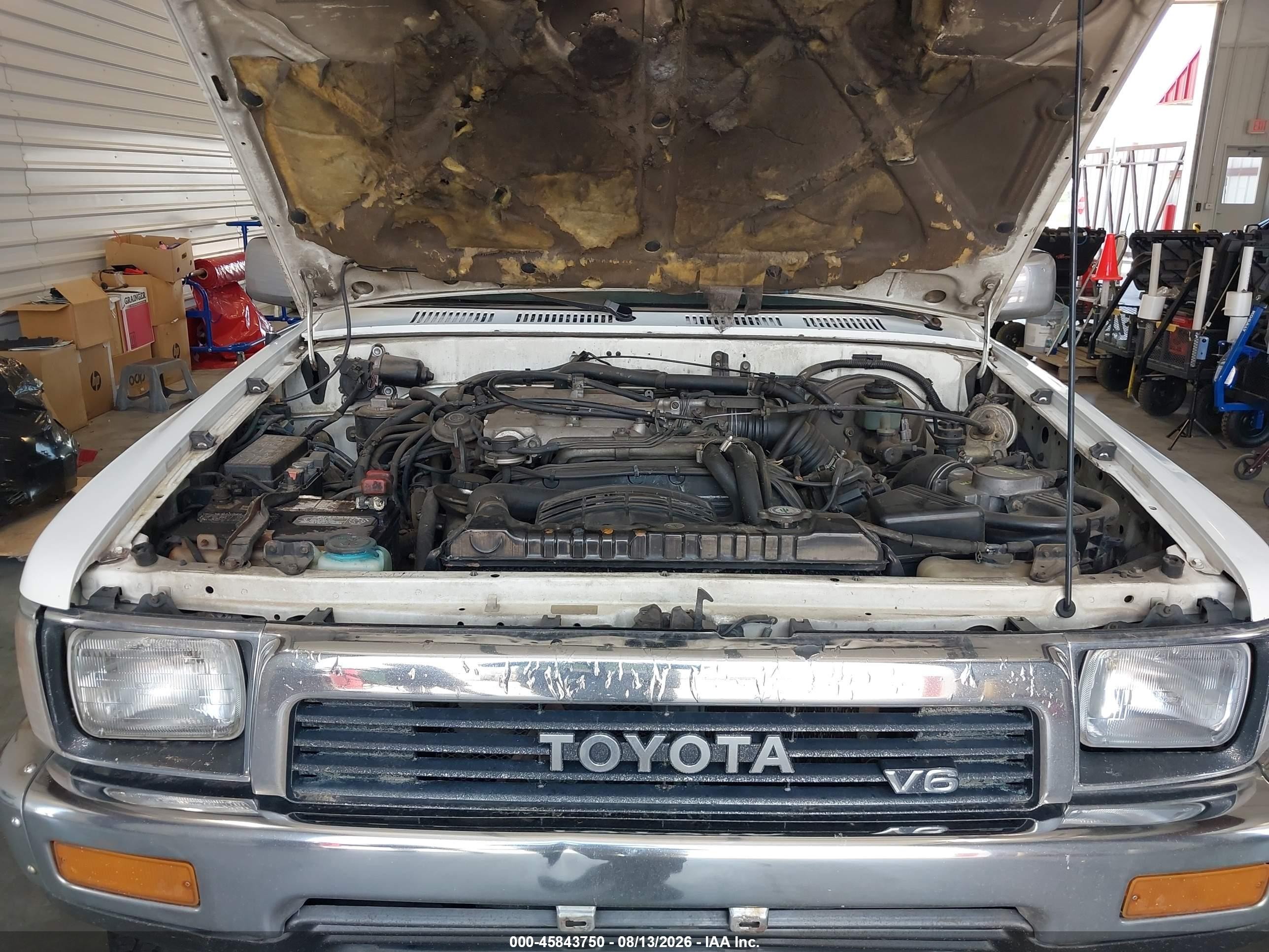 1990 Toyota 4runner Vn39 Sr5 White vin: JT3VN39W1L0027653