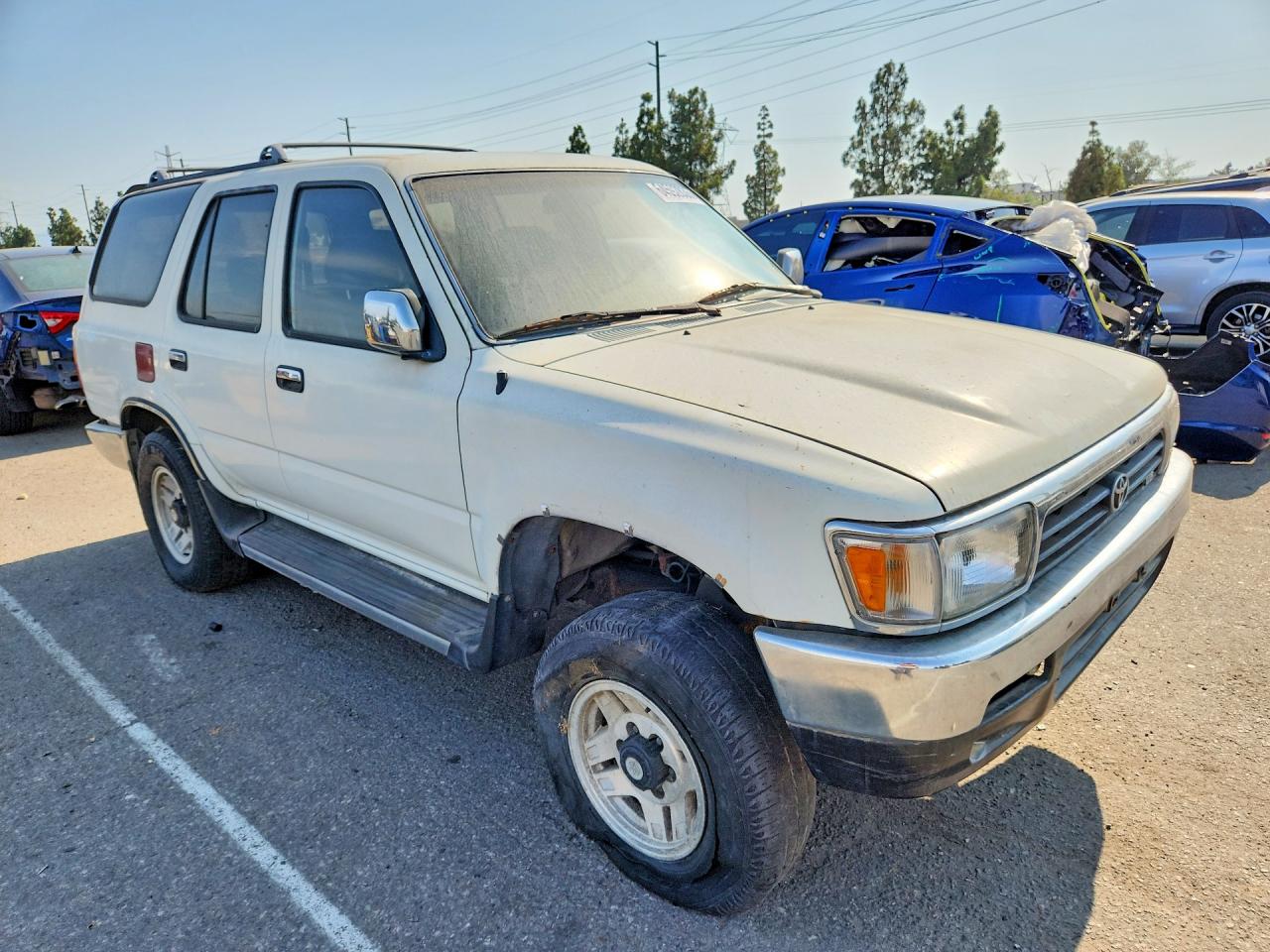 1995 Toyota 4runner Sr5 V6 White vin: JT3VN39W1P0112692