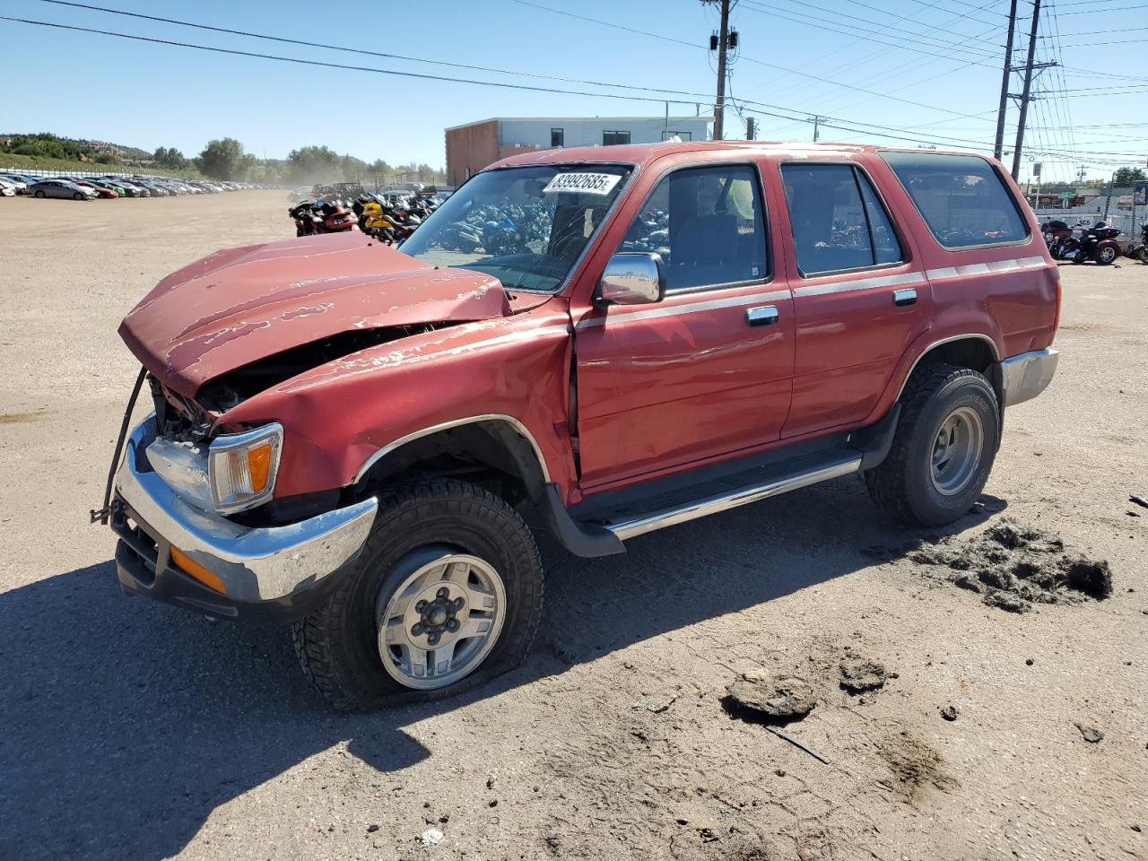 1992 Toyota 4runner Vn39 Sr5 Красный vin: JT3VN39W2N8043767